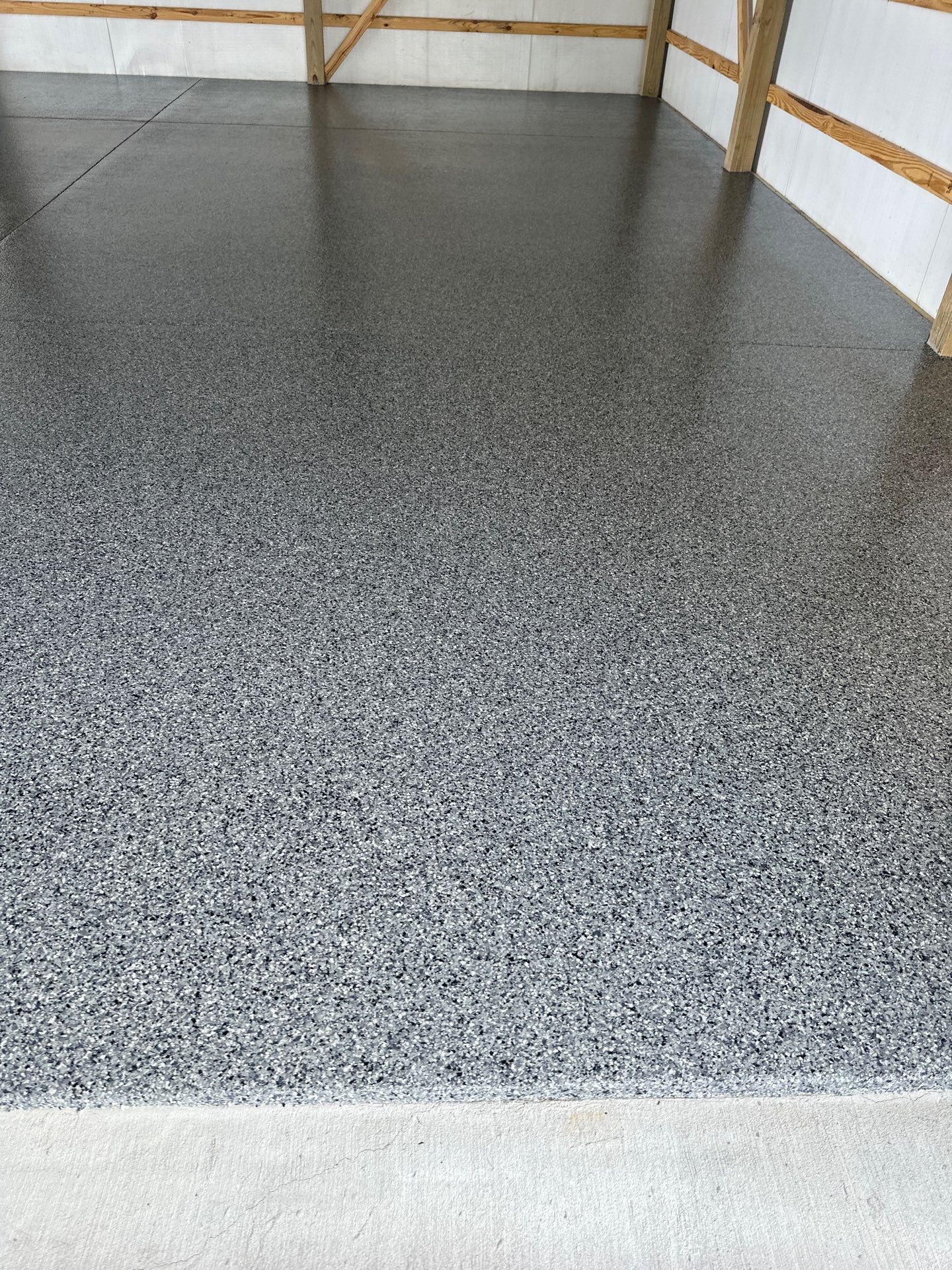 Garage Floor Coating using Nightfall by My Garage Floor Guys