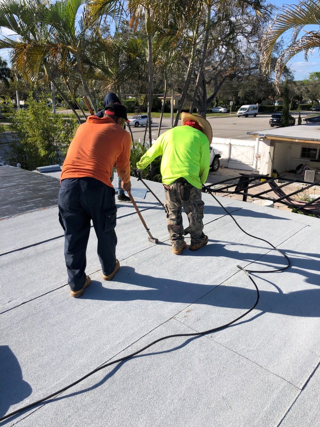 Residential Re-Roof using Polyglass Self-Adhered Flat Deck by First Due Roofing