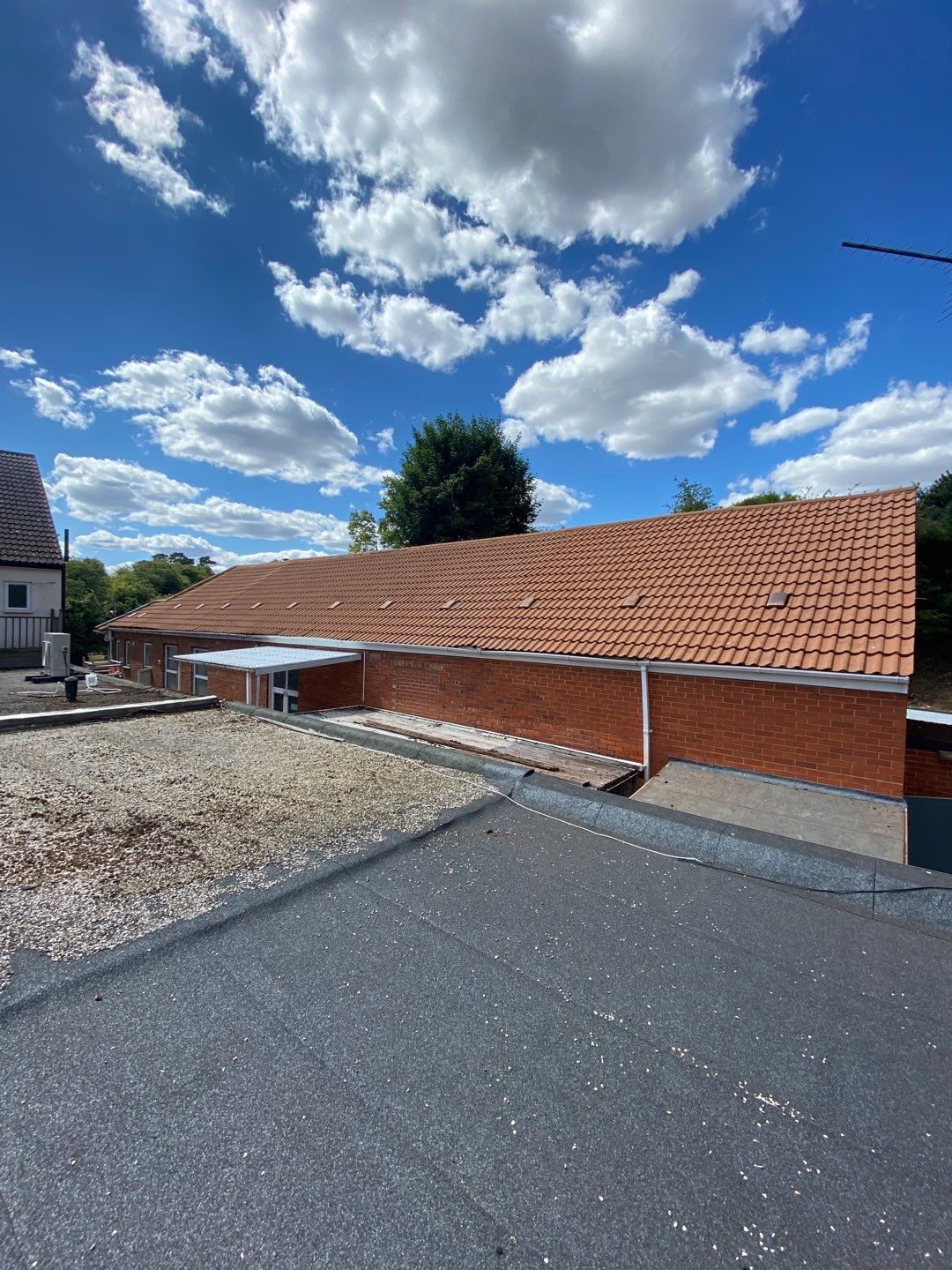 Roof Clean  - Moss Removal - Gutter Clean using Mosmatic FSC and Biocide by Ges Exterior Cleaning ltd