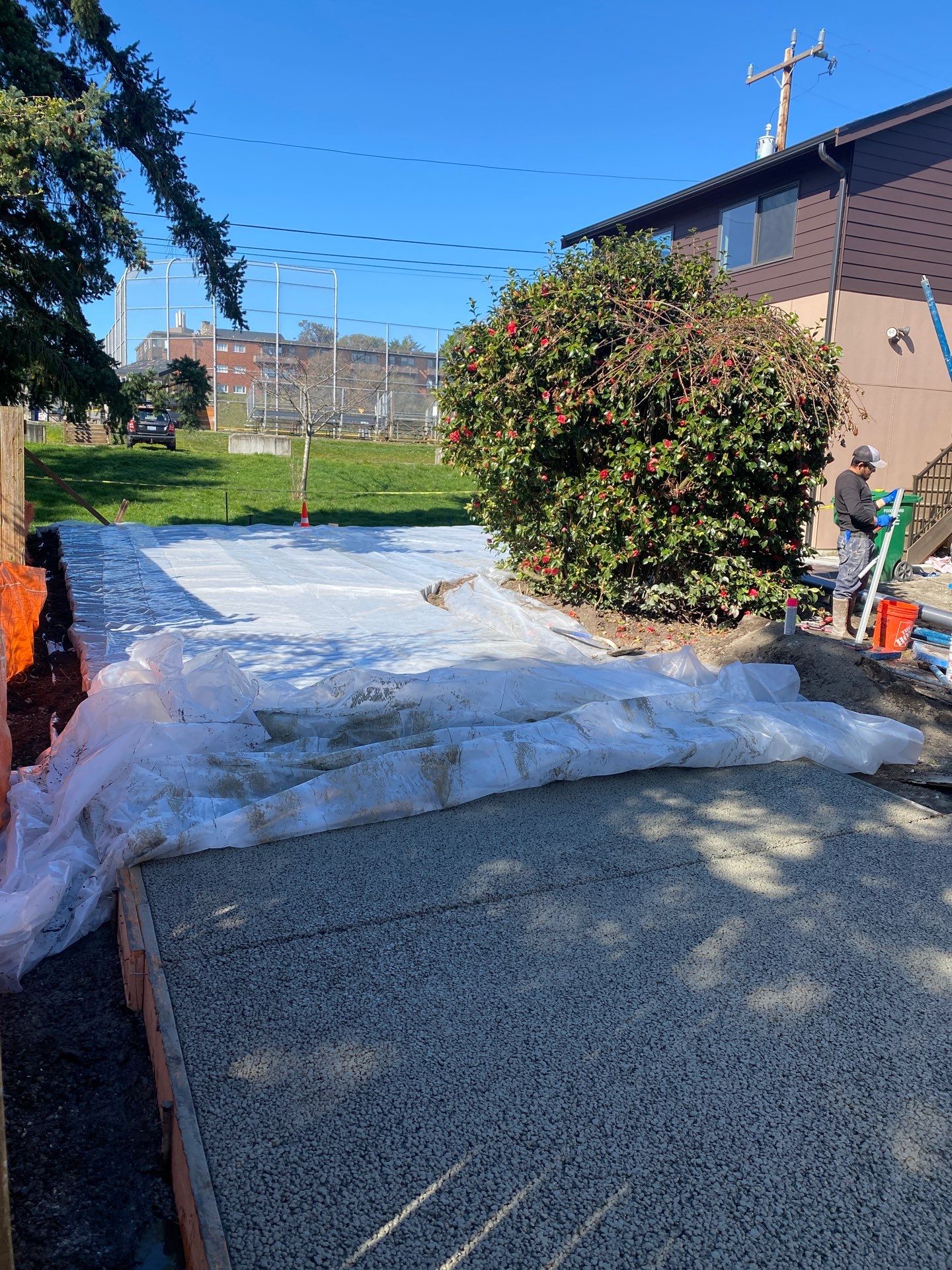 Ron | Pervious Concrete Driveway  by Jireh Asphalt & Concrete Inc 