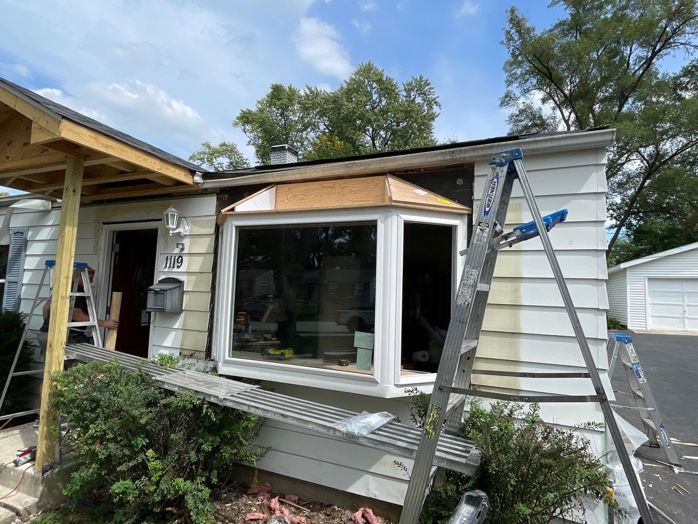 Siding Installation using Alside Charter Oak Siding  by Pro Home Services Inc