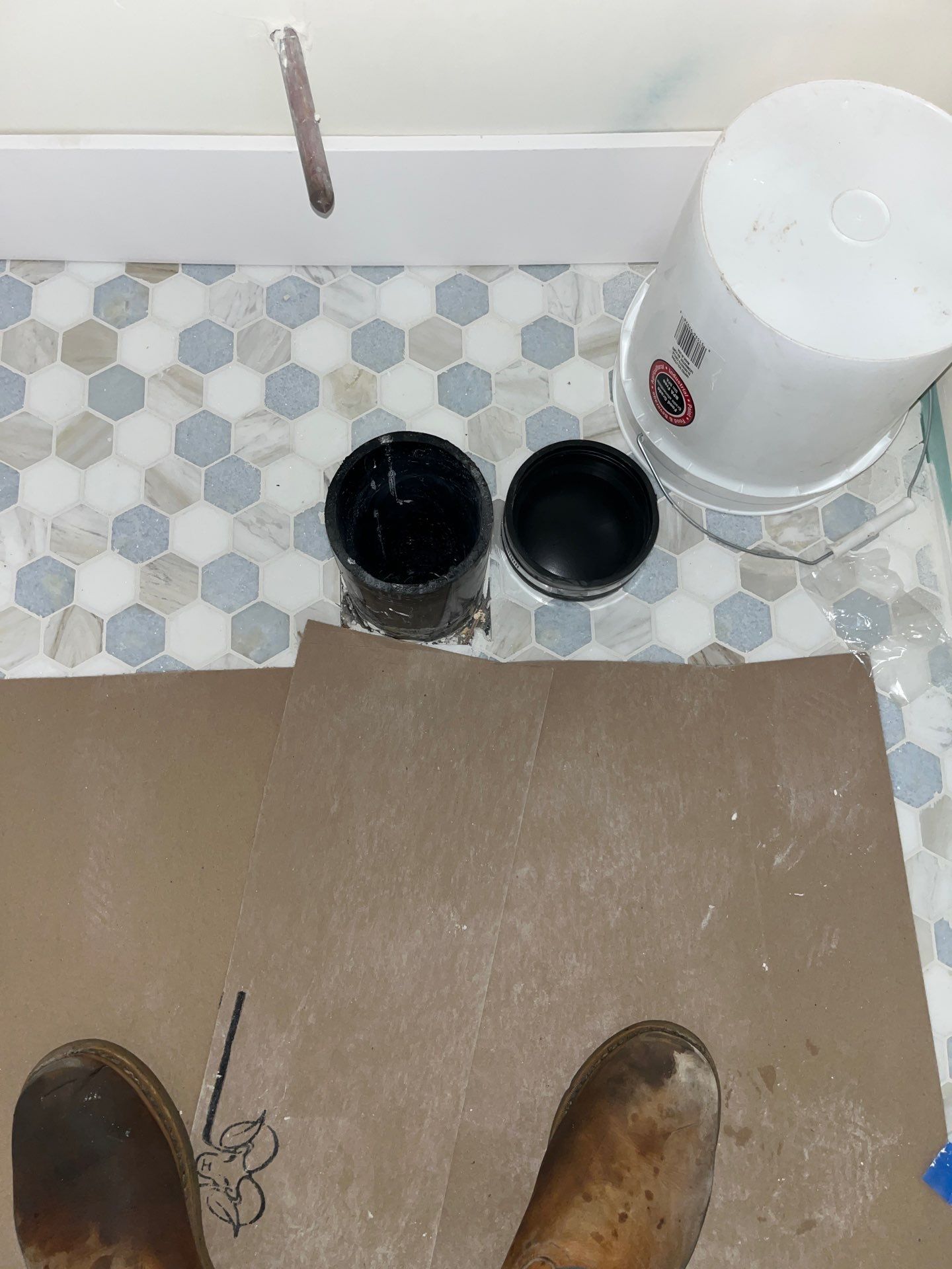 Shower piping Installation by Us Plumbing
