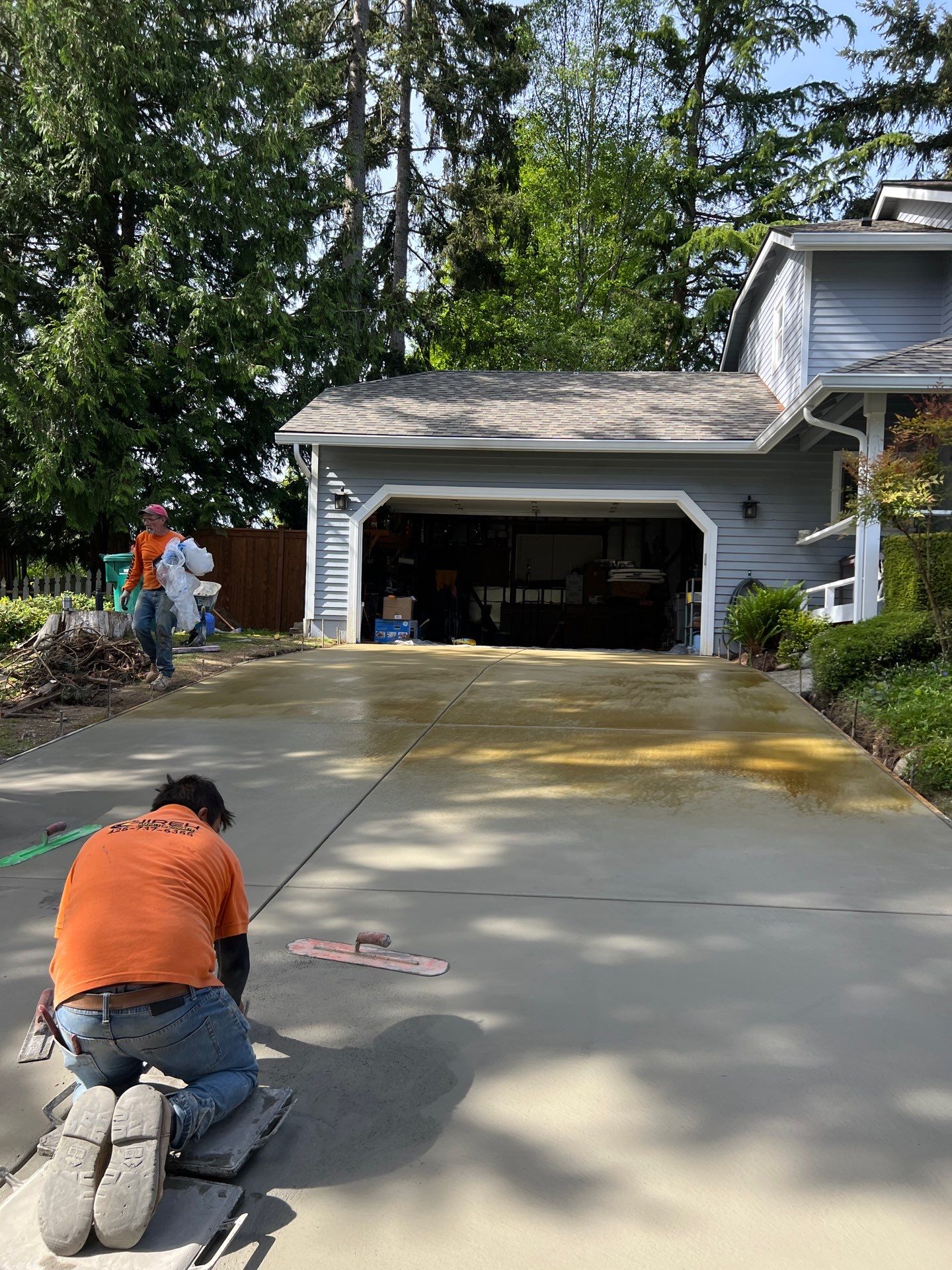 Debbie | Concrete Driveway by Jireh Asphalt & Concrete Inc 