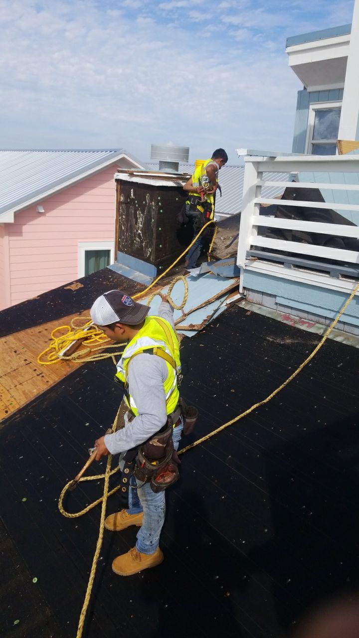 Commercial Roofing Installation using Metal roofing by American Roofing & Construction LLC