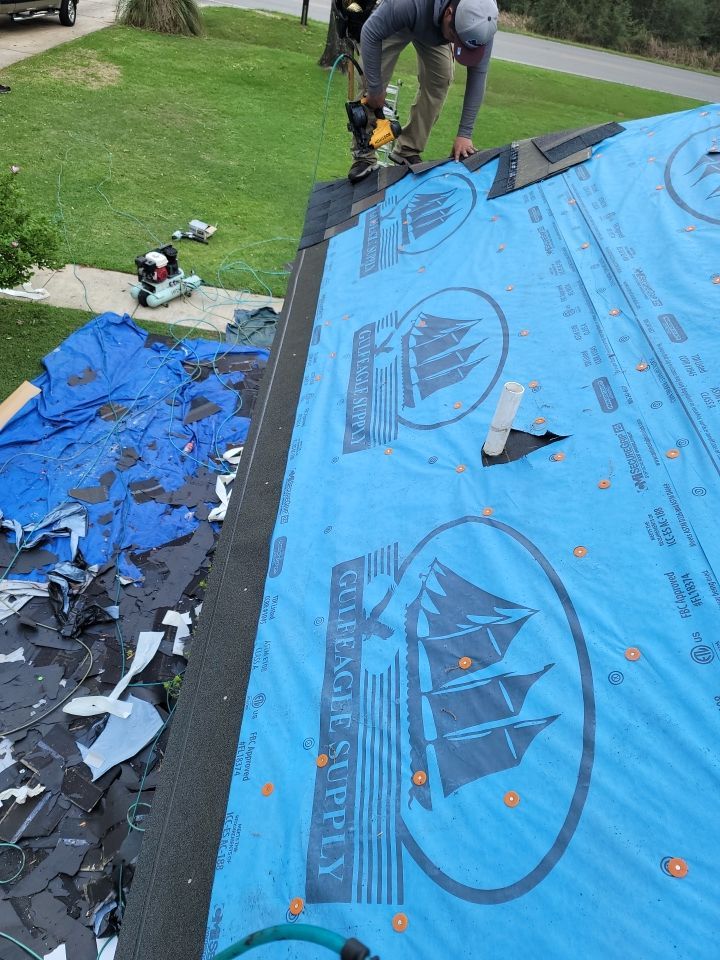 Residential Roofing Installation using Roof Replacement by American Roofing & Construction LLC