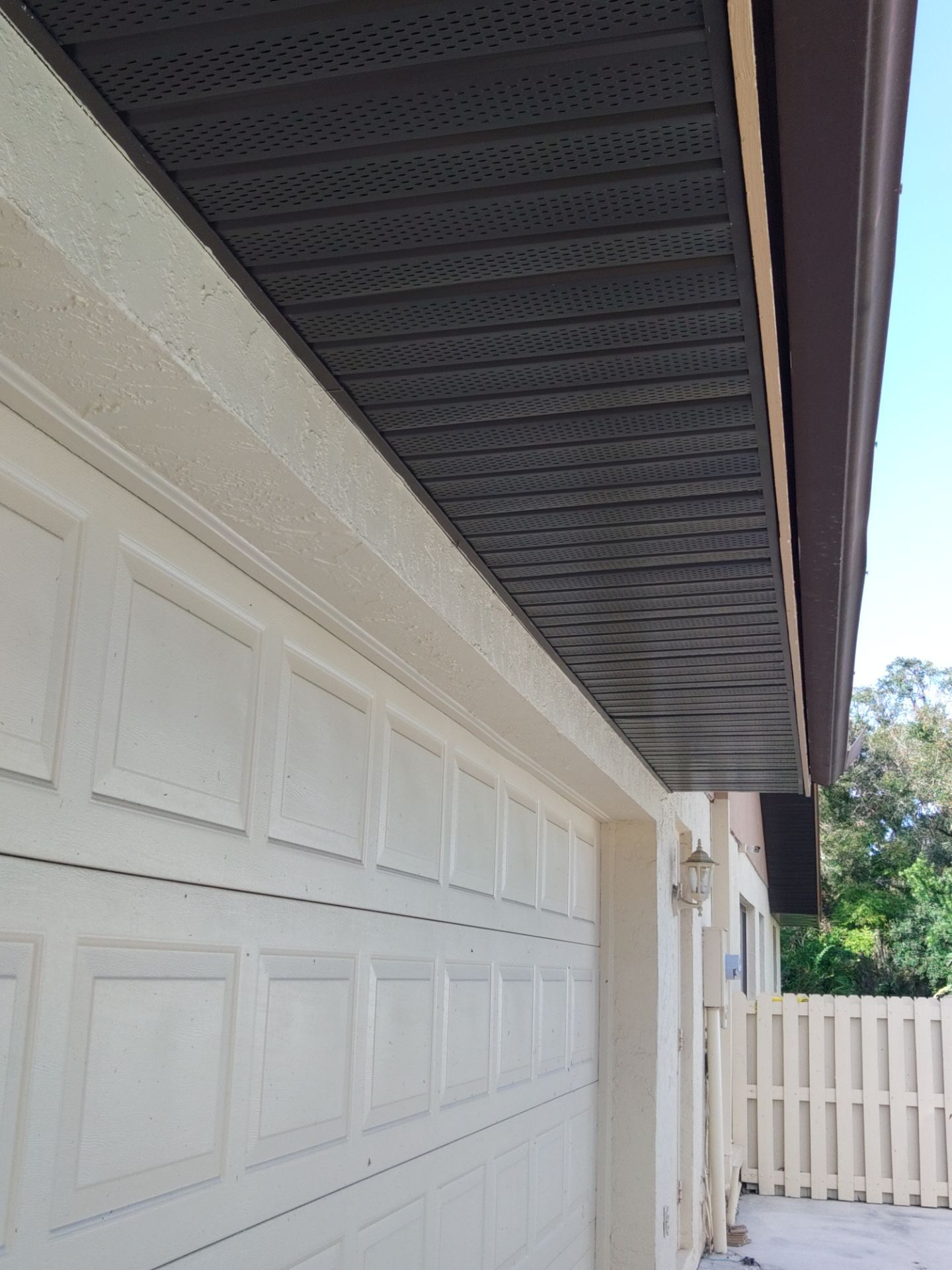 Bronze Soffit and Fascia in Sarasota FL by Gutter Professors