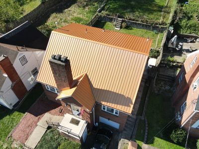 Residential Roofing Installation using Metal
