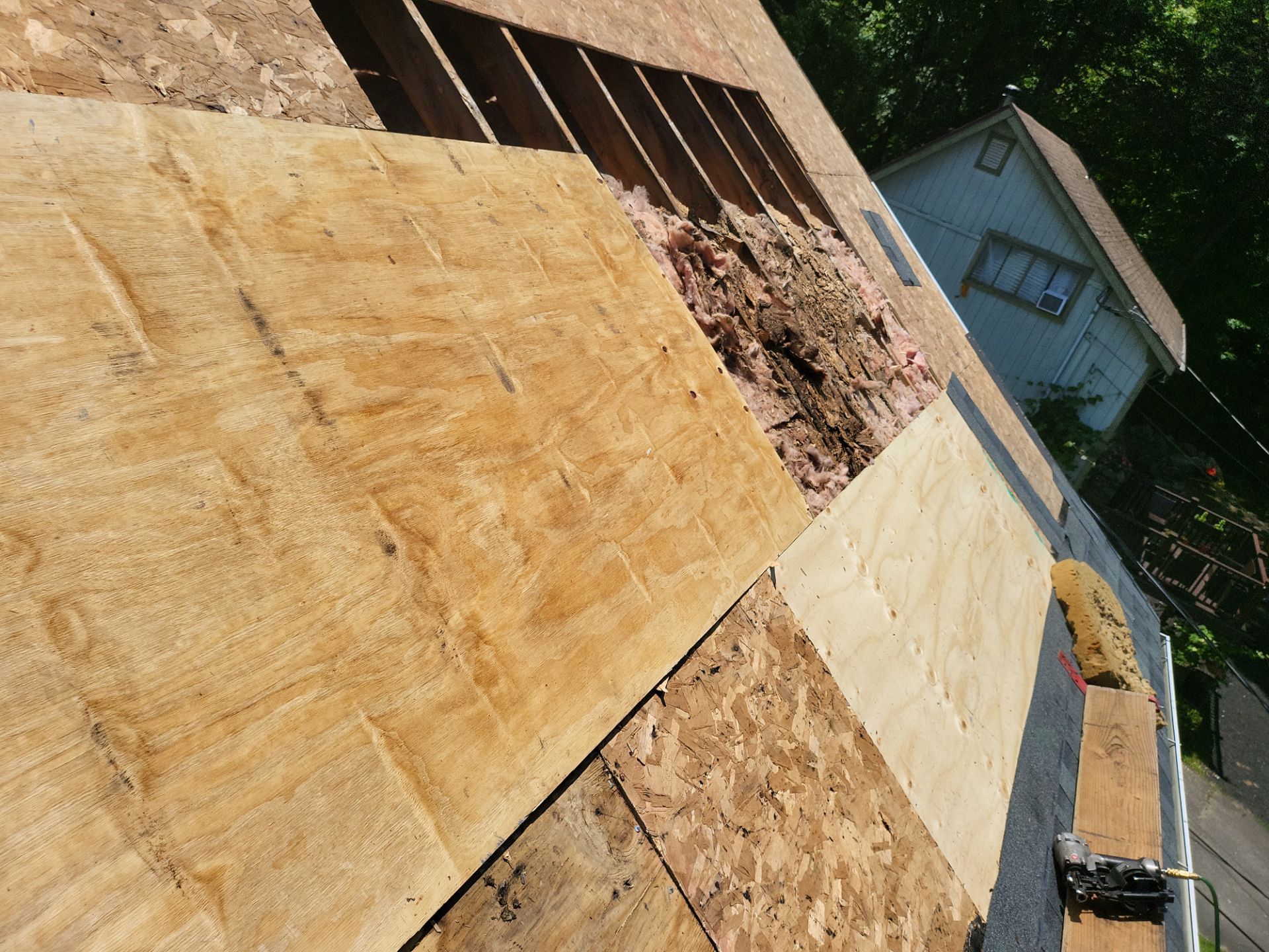 Residential Roofing Installation using Owens Corning TruDefinition Duration - Estate Gray by A Plus Exterior