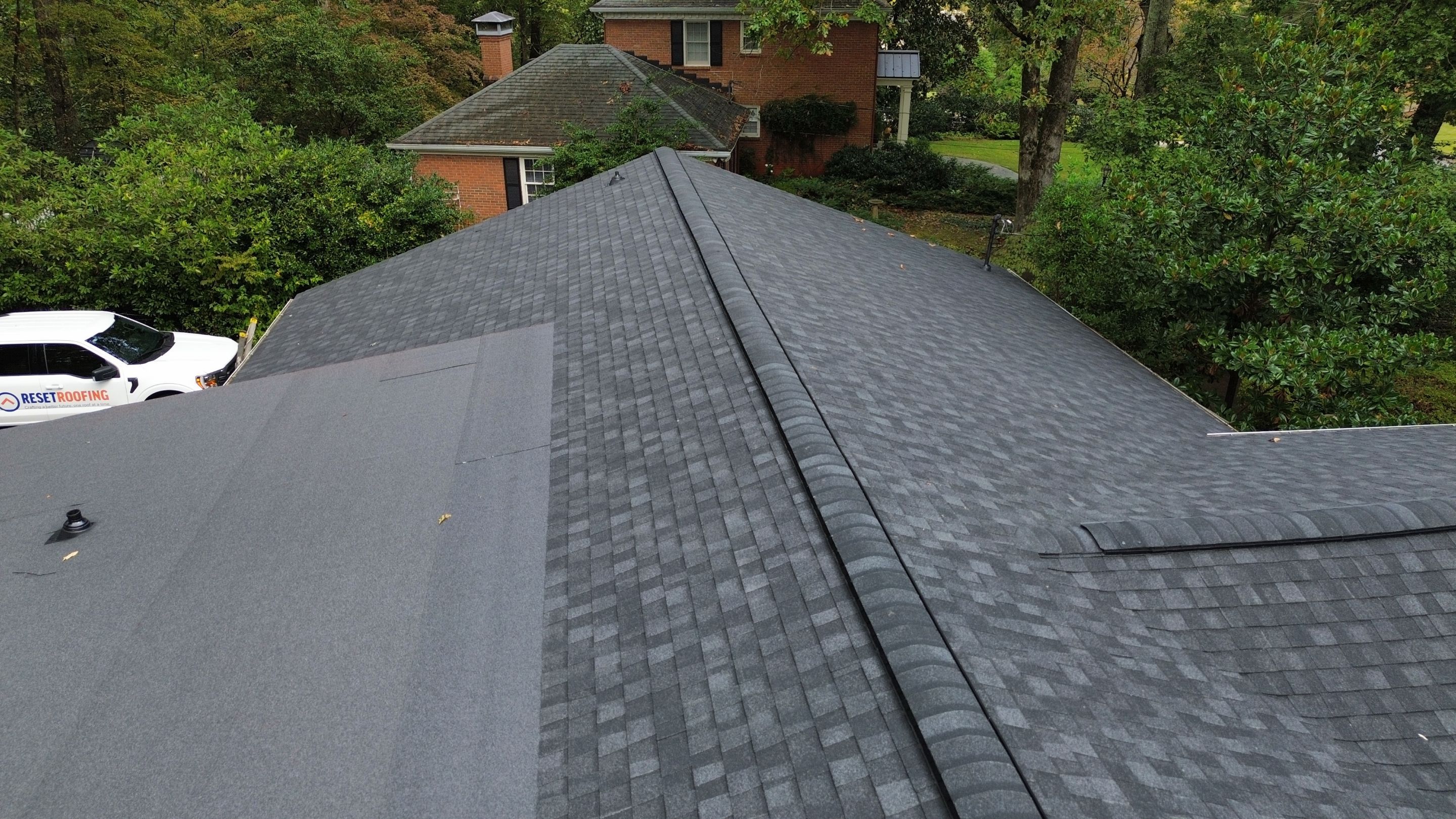 Atlanta, GA Roof Replacement CertainTeed Landmark Pro Max Def Charcoal Black by Reset Roofing