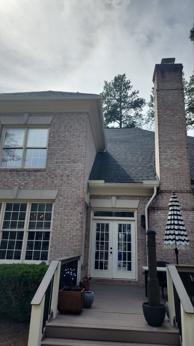 Roof Repair with PermaBoots, Gutter Installation, Cleaning, using 6" Seamless Gutters and Leaf Filter Guards by Indigo State Roofing