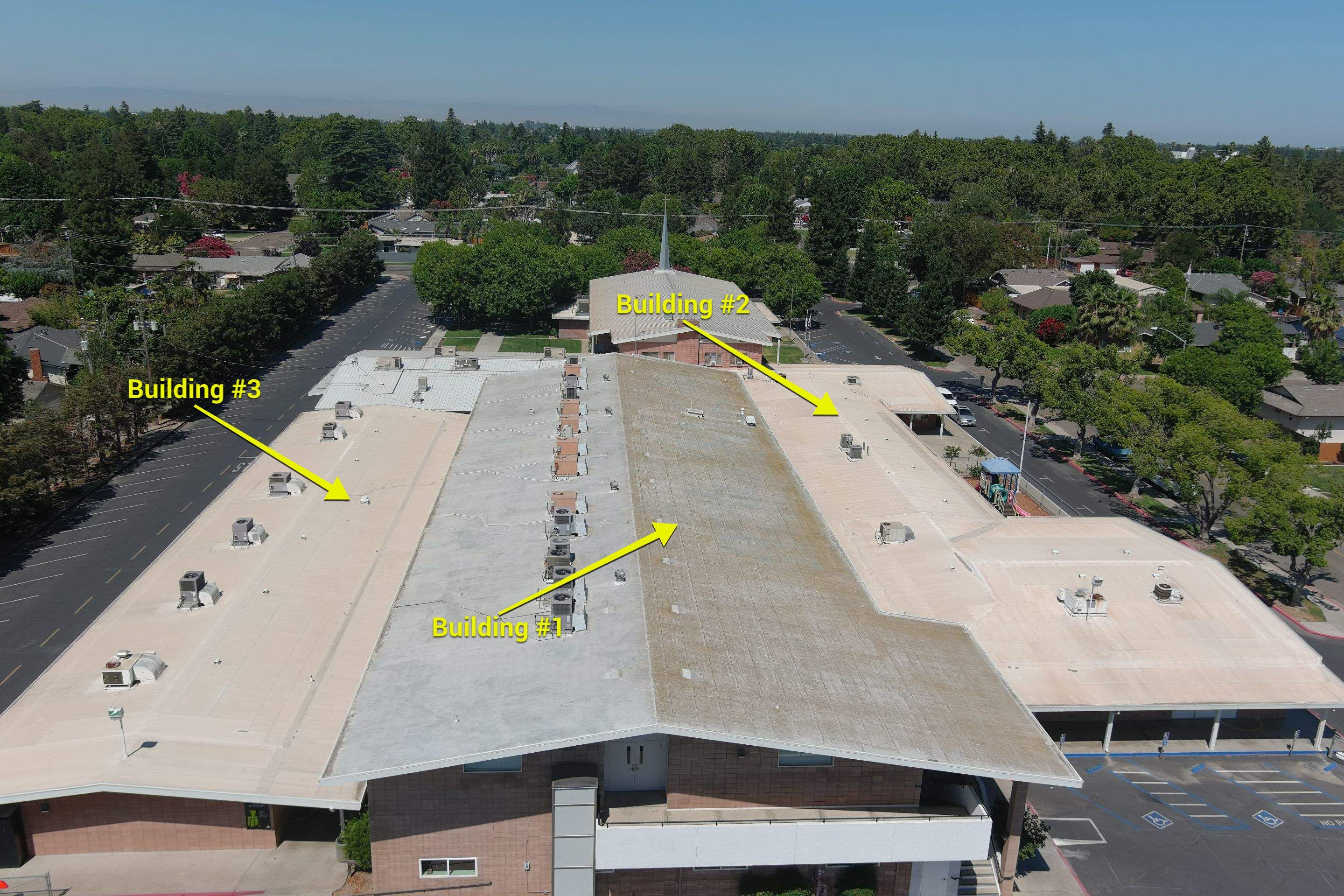 MR Roofing system using Benchmark/PUMA XL coatings over TPO single-ply roofing by Straight Edge Roofing Inc