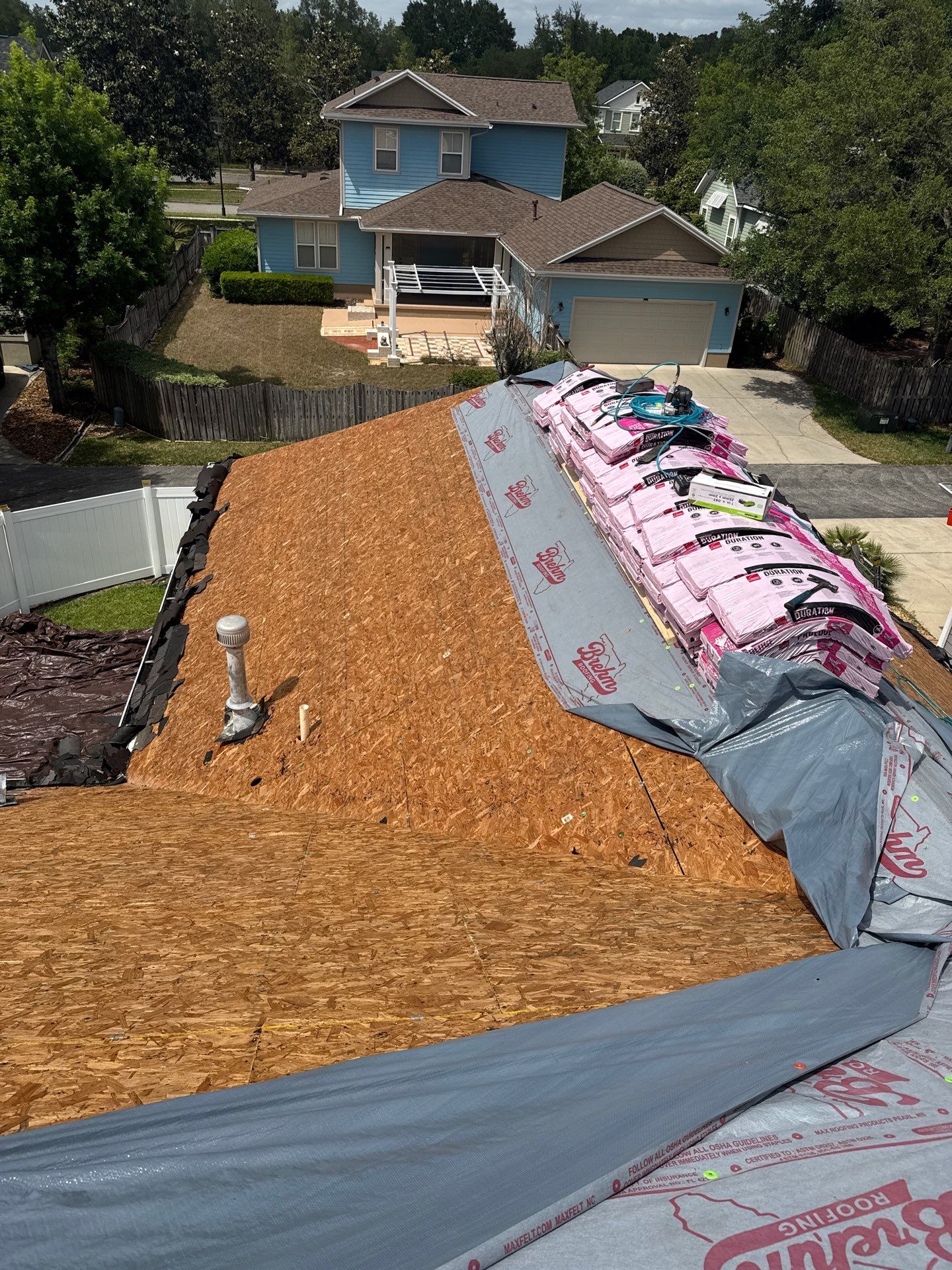 Reroof in Tioga, Florida  by Brehm Roofing