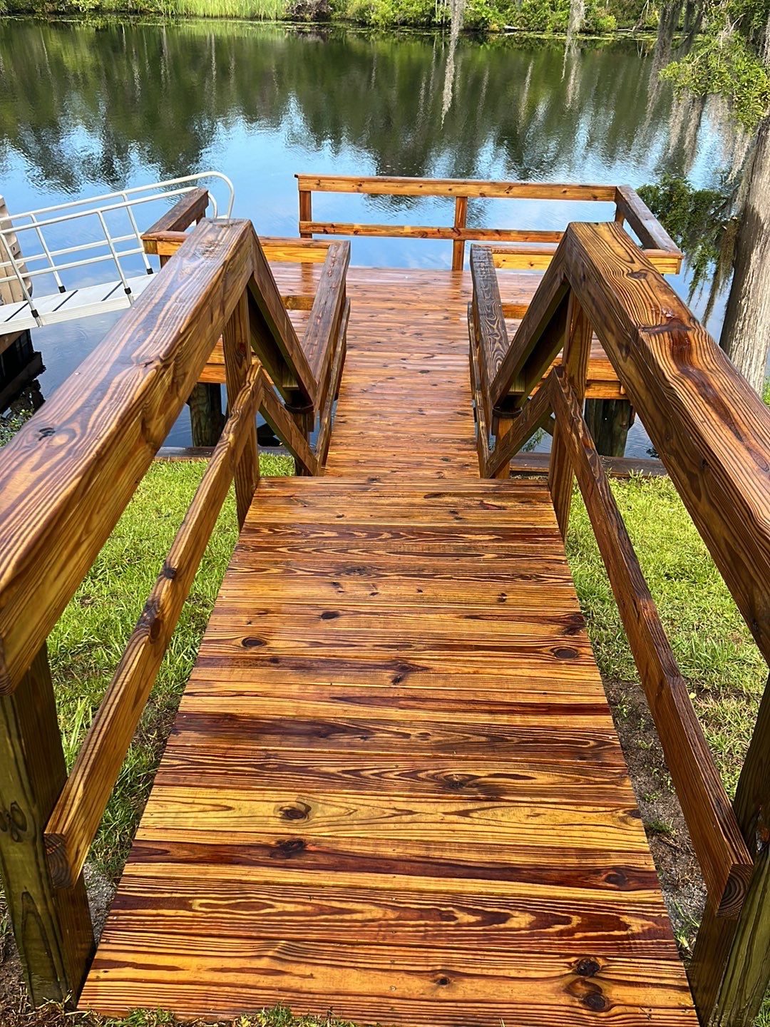 Dock using Wood Sealant by DuraSeal