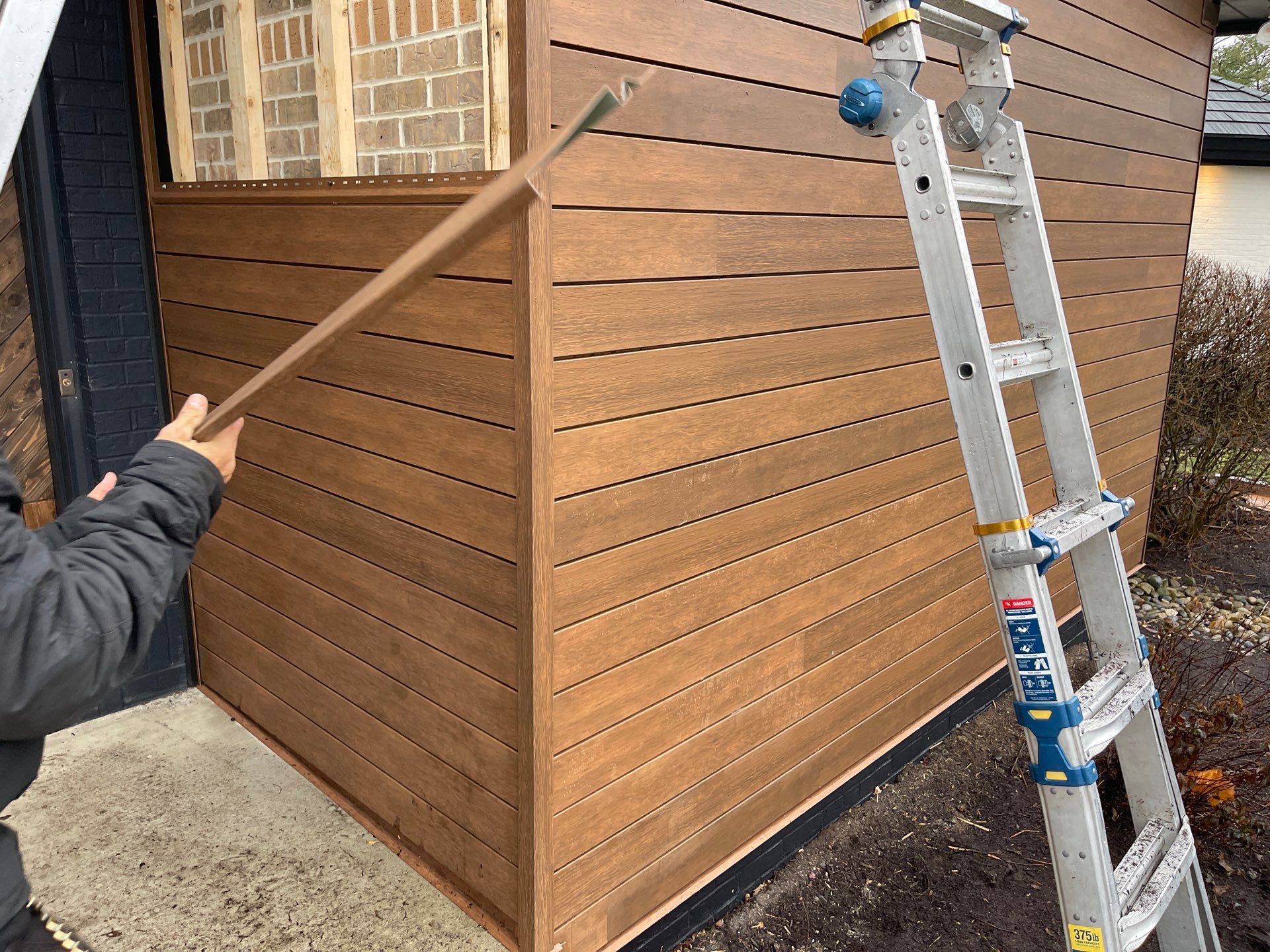 Black Frost Metal Shake Roof & Modern Exterior Renovation – Fort Wayne, IN by 4Ever Metal Roofing