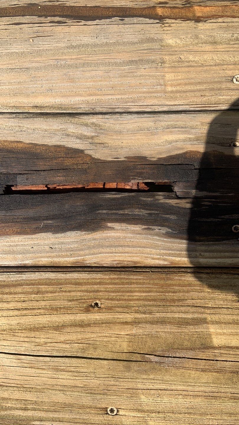 Deck Refinishing using Powerwasher by A1 NERDY HOMES LLC