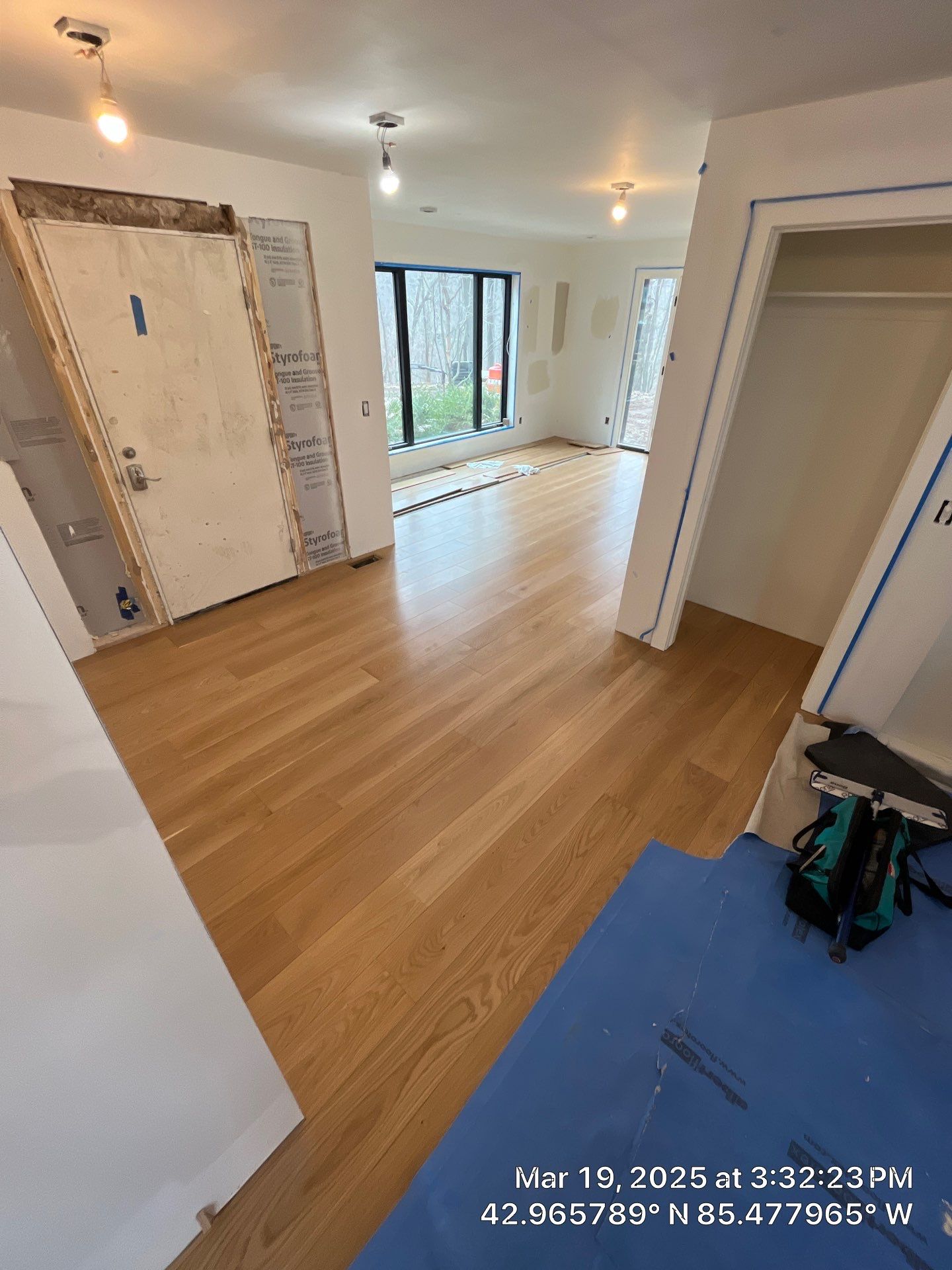 Engineered European White Oak with Matching Custom Stair Nose by RTBaldwin Hardwood Floors