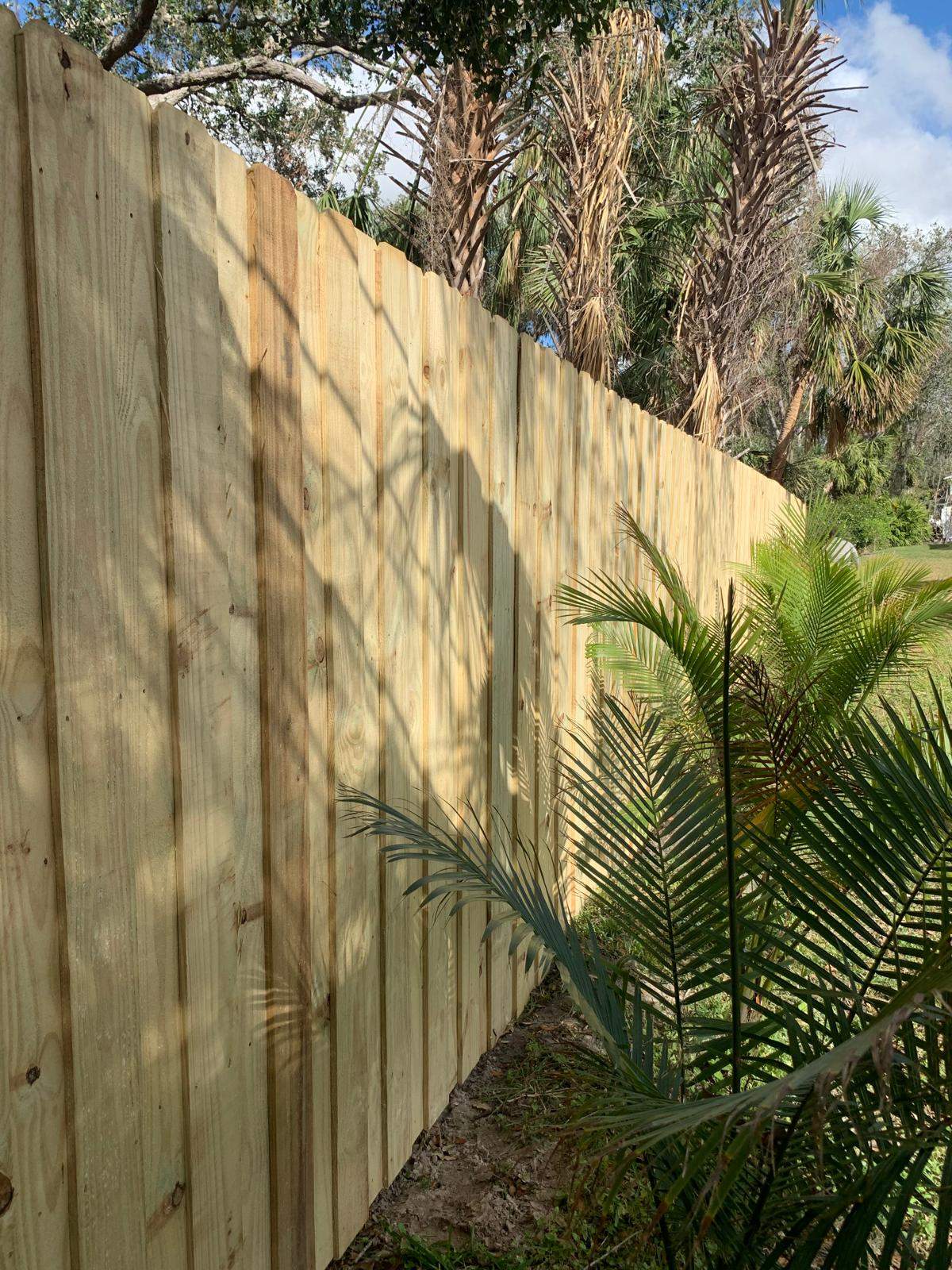 Pressure-Treated Wood Privacy Fence Installation in Sarasota by True Fence LLC