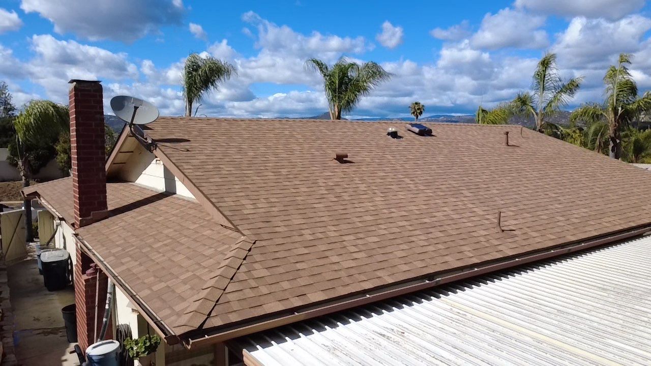 Escondido Shingle Roof Replacement with Duration COOL Mojave Shingles by Zenith Roofing Services
