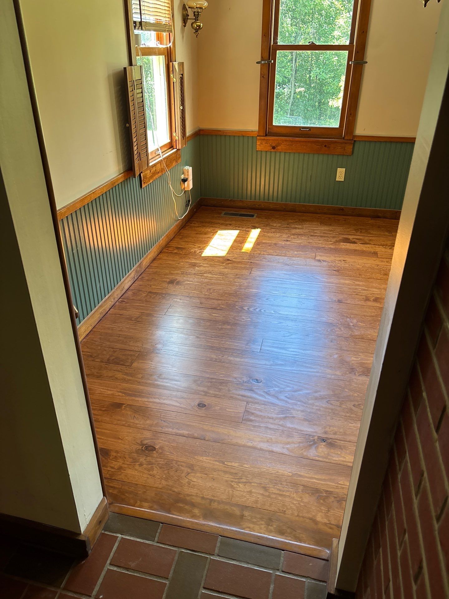 Hardwood Floor Sanding and Refinishing Project in Walton, Kentucky by Footprints Floors Kentucky
