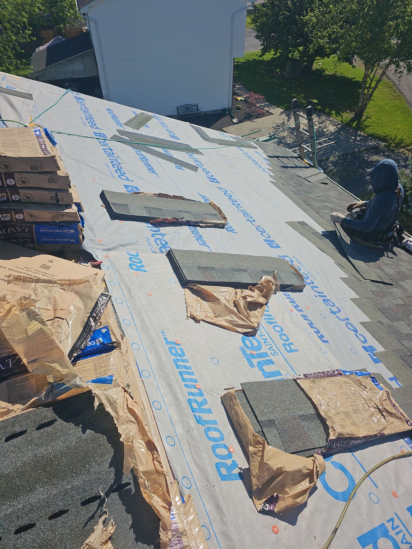 Roof Replacement - Colonial Slate  by Winchester Roofing