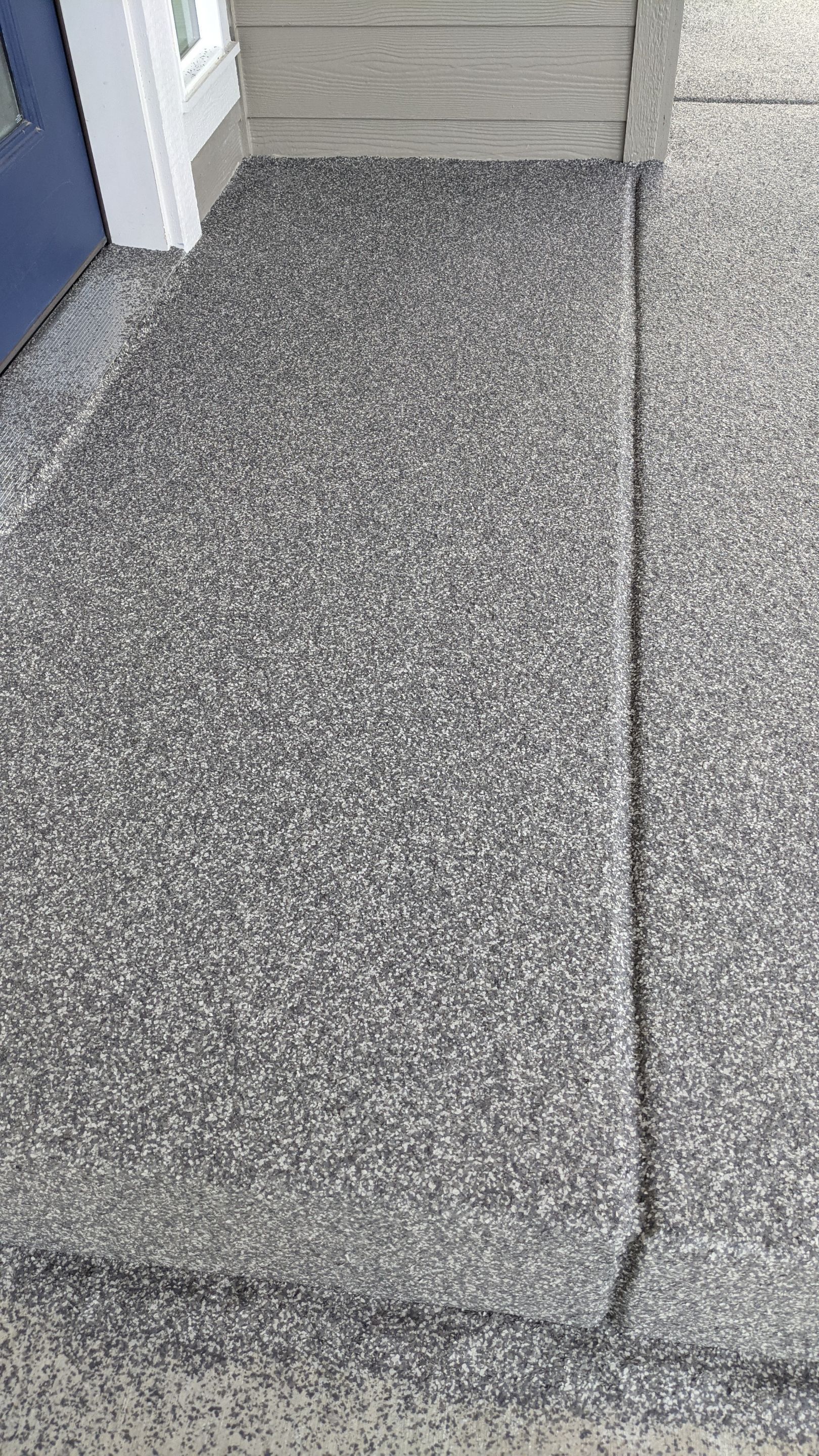 Patio and Walkway using Croc Custom Color 1/8" Chip by Croc Coatings, LLC
