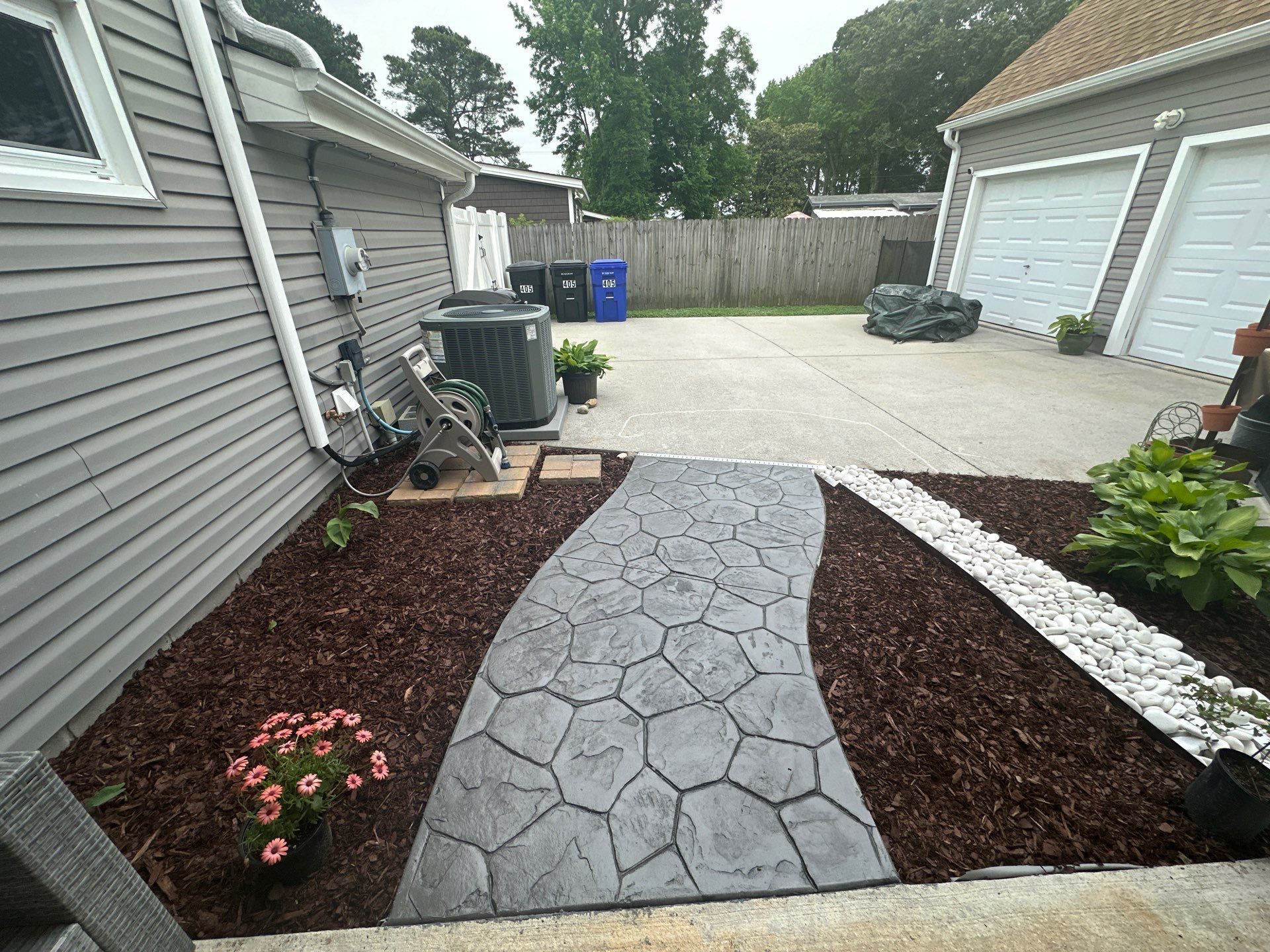 Project in Virginia Beach by Sam The Concrete Man Virginia Beach