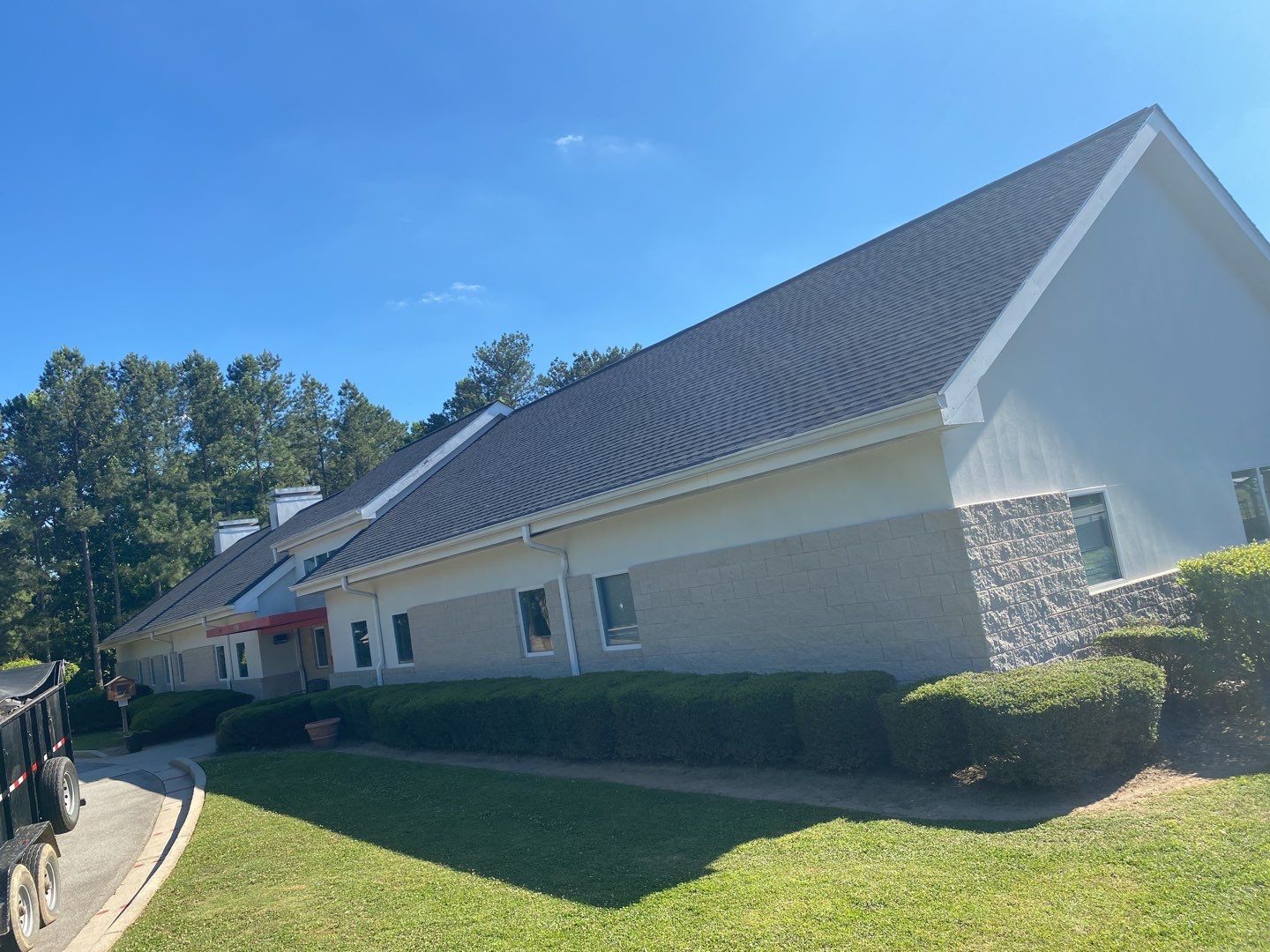 Sheltering Arms Longview Center - weekend install for client by Georgia Roof Advisors