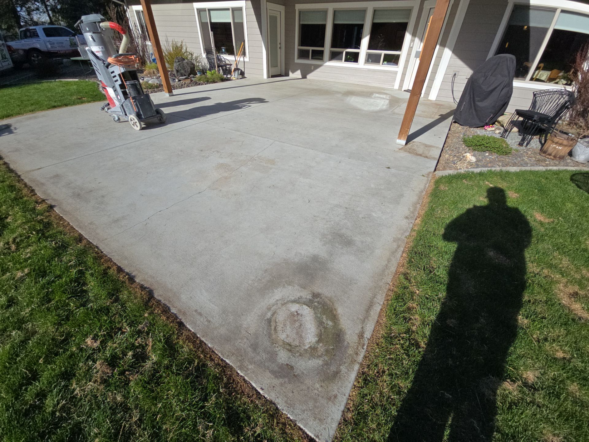 Patio Transformation using Mt Everest by Croc Coatings, LLC
