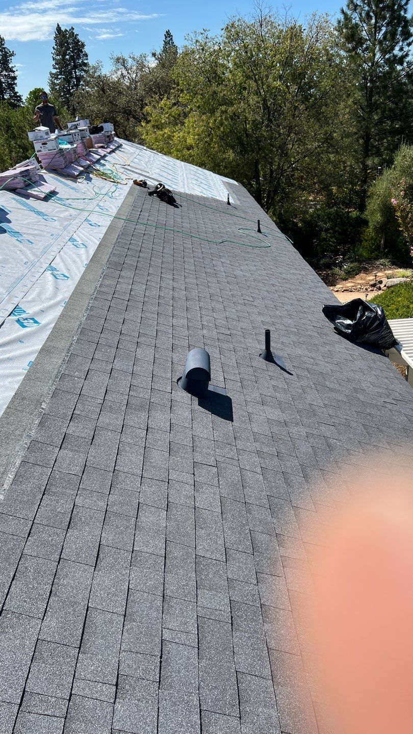 Gutters and new Roof by Byers Enterprises 