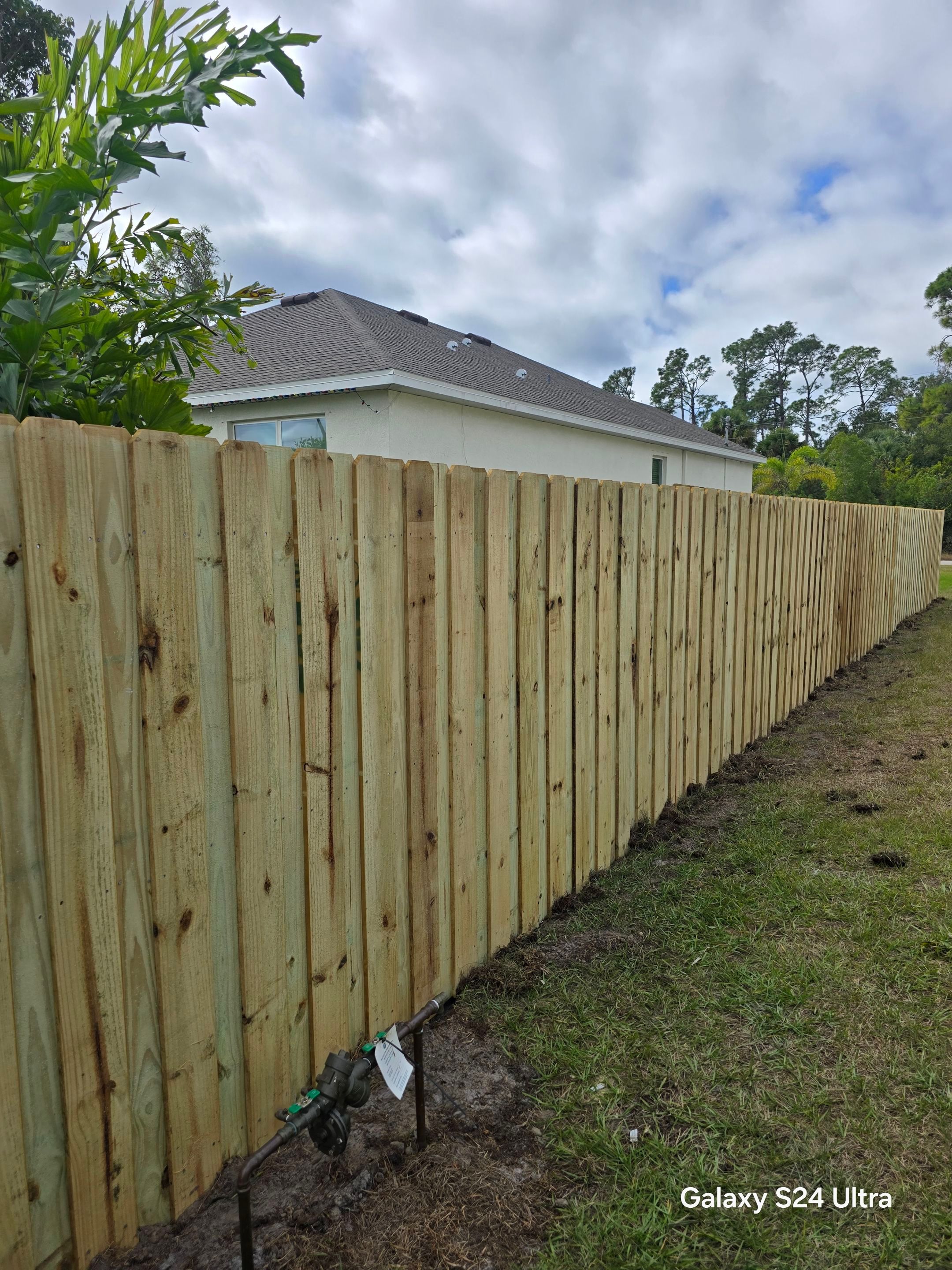 Wood Fence Install in North Port by True Fence LLC