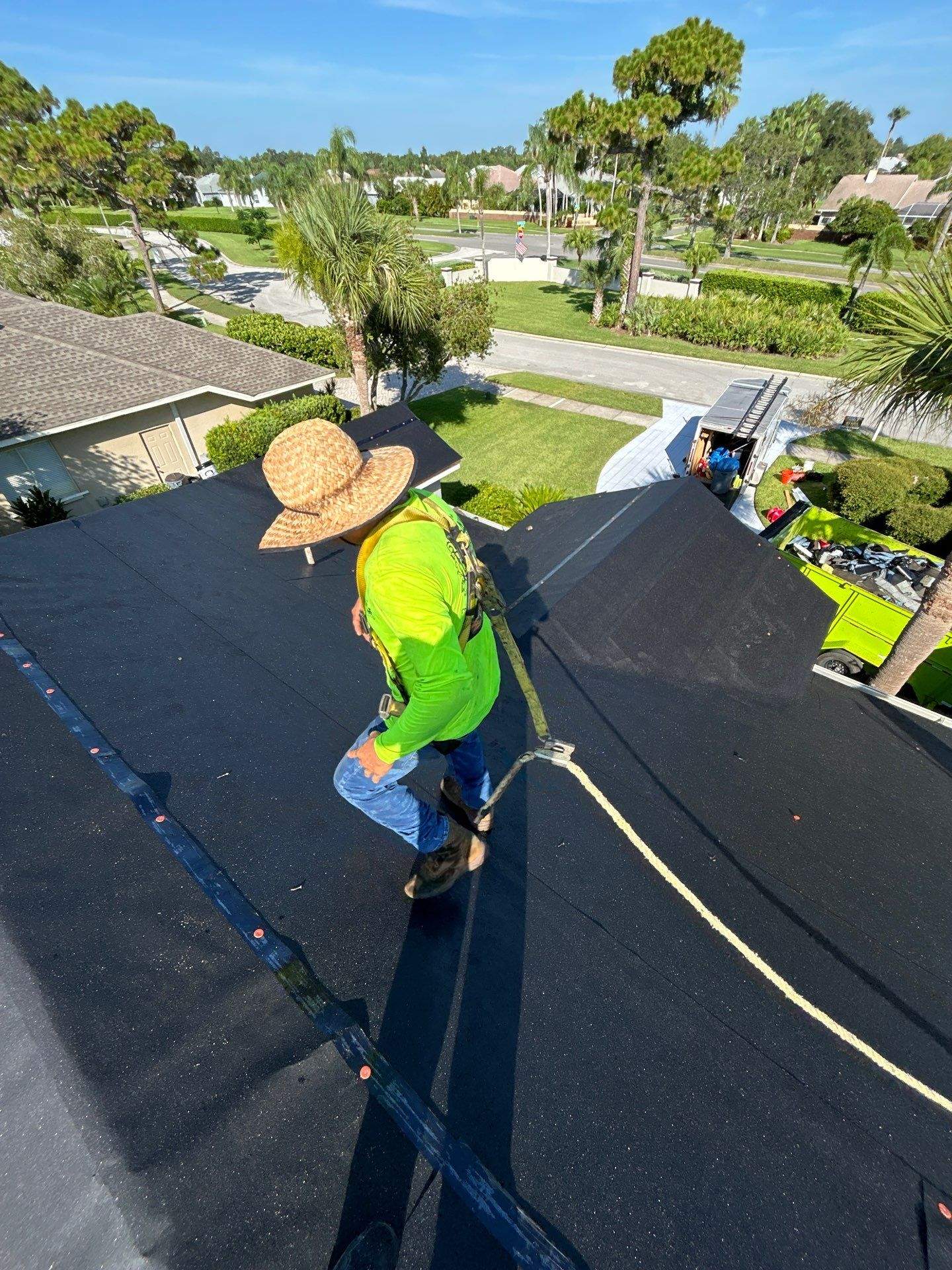 Roof Replacement and Structural Header Reinforcement in Melbourne, Florida by Wiedmann Construction & Roofing