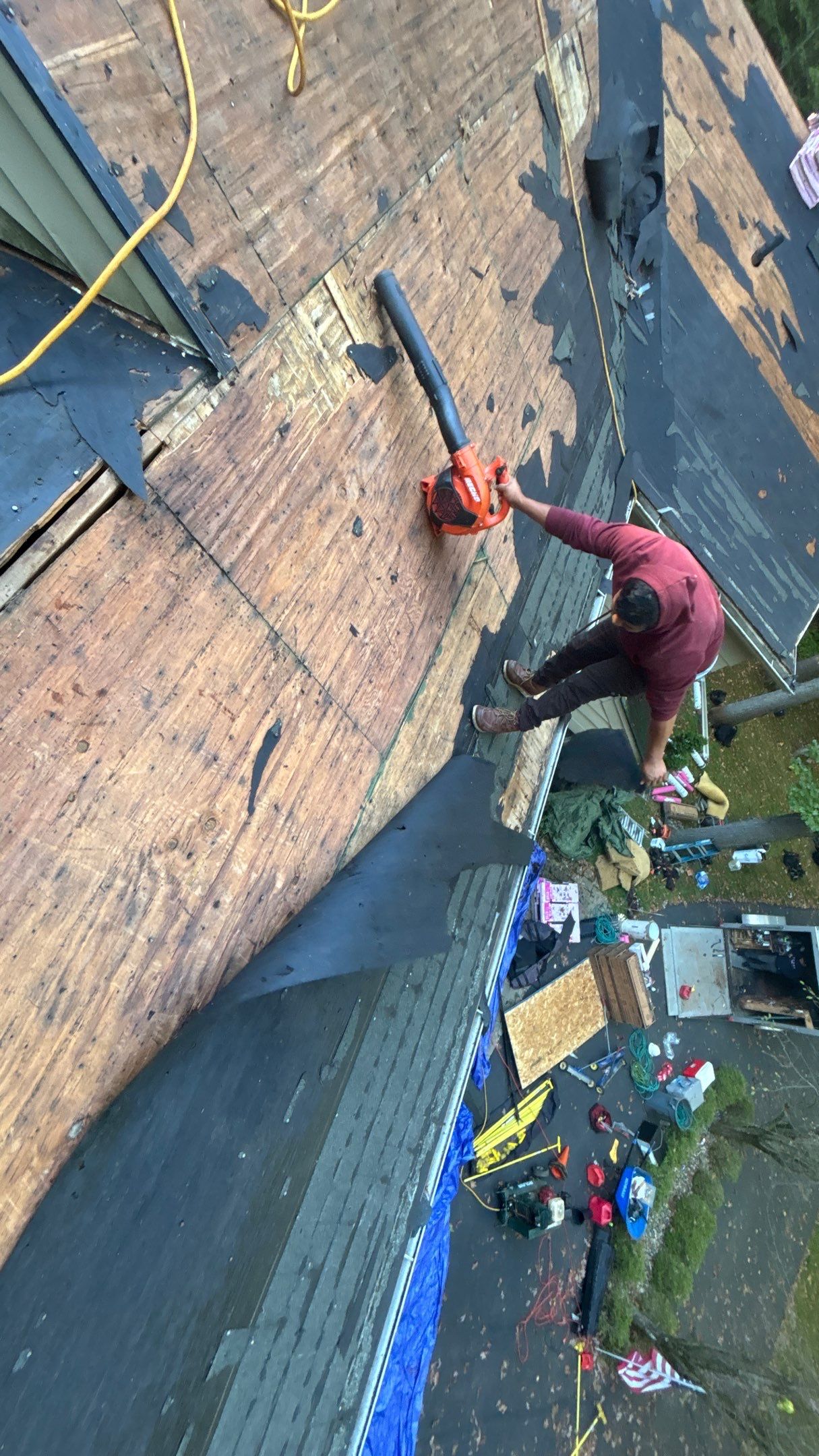 Roof Replacement using Owens Corning Slatestone Gray by 180 Contractors