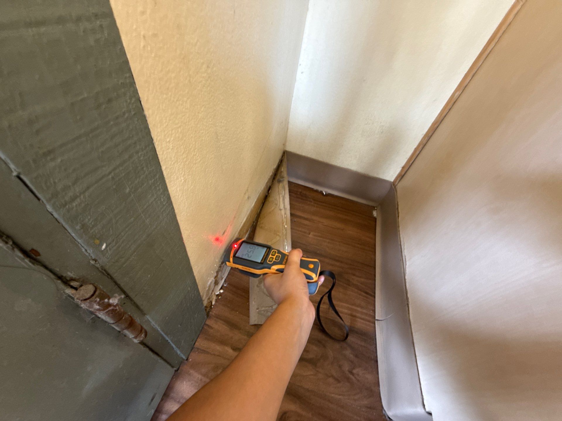 Laundry Room Water Restoration & Rebuild in Irvine by One Stop Source