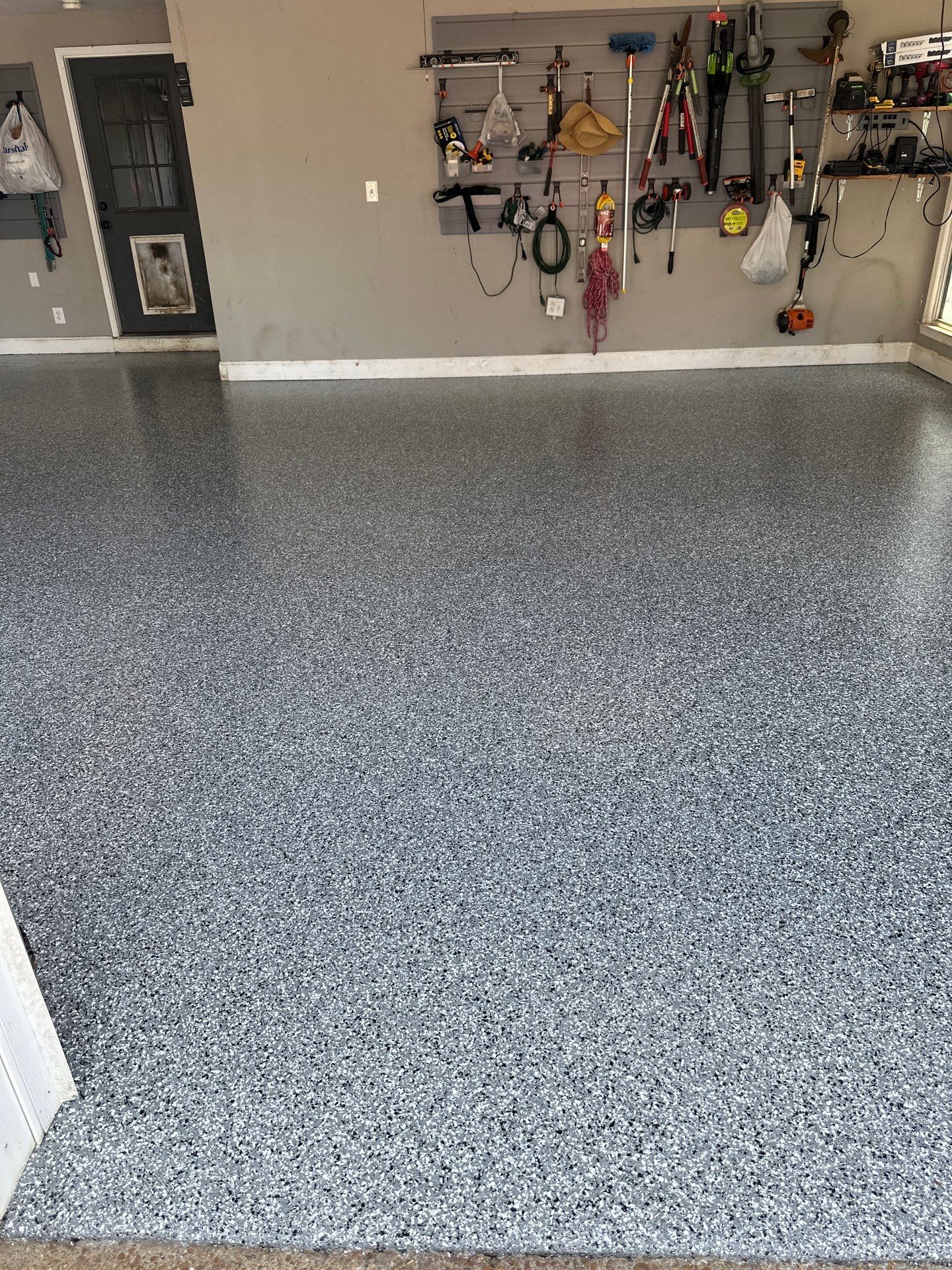 Garage Floor Coating using Wombat by My Garage Floor Guys