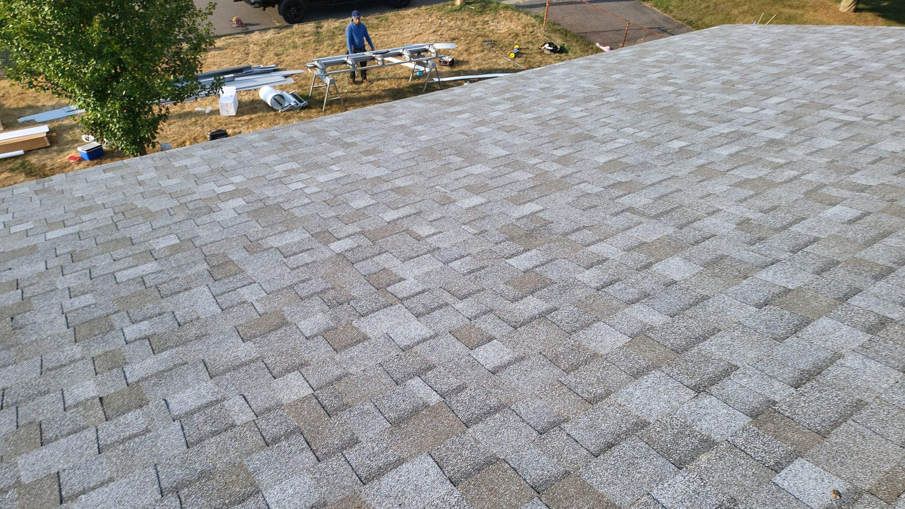 Fire Damage using Certainteed Mainsteet D4 and Owens corning quarry gray by A Plus Exterior
