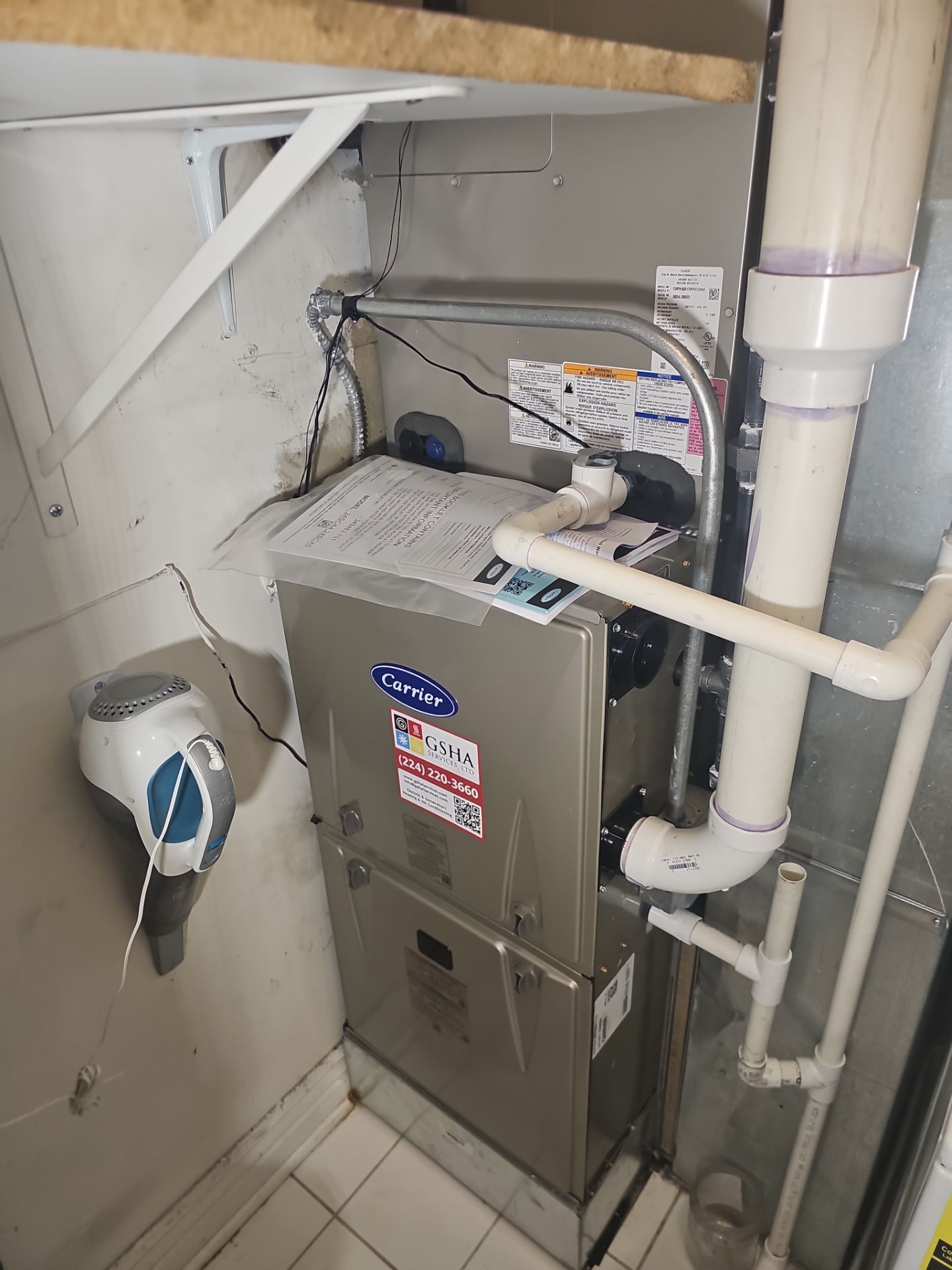 Carrier Furnace Installation by GSHA Services LTD