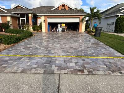 Sun City Center Paver Sealing for Pool Deck and Driveway