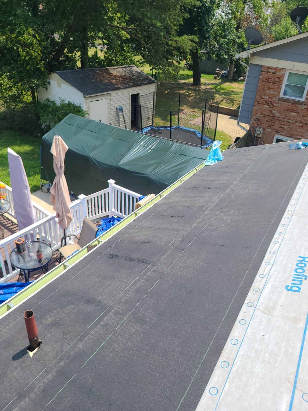 Woodbridge: Roof Replacement with CertainTeed Landmark Pro Designer Shingles in Max Def Colonial Slate by RM Banning, Inc.