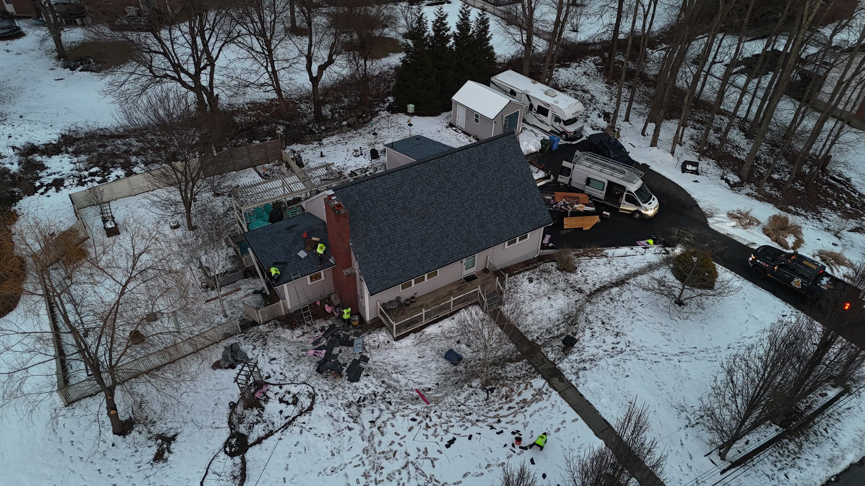 Owens Corning Duration: Harbor Blue in Norwich by Golden Shield Roofing