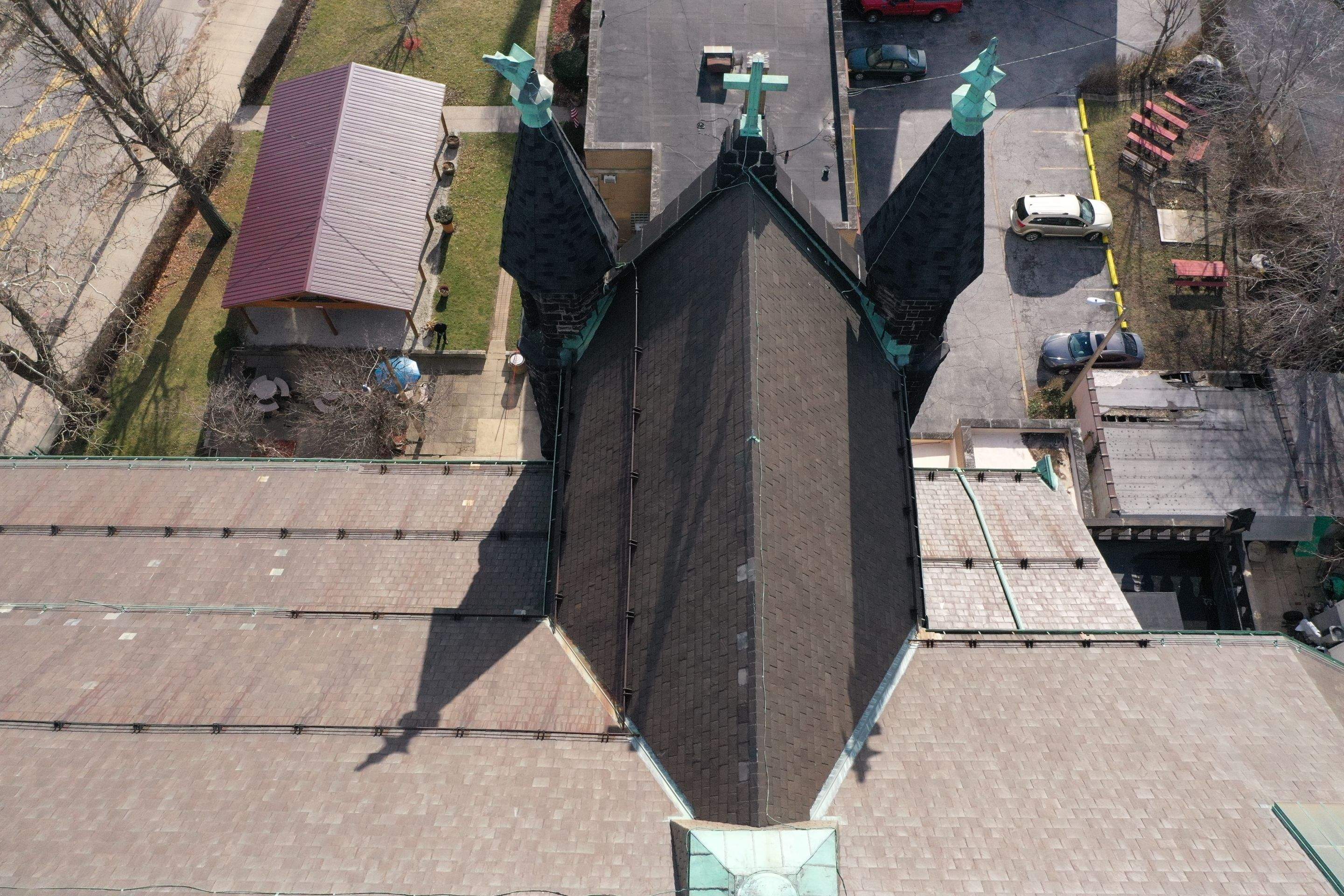 Drone Inspection by Absolute Roofing and Construction