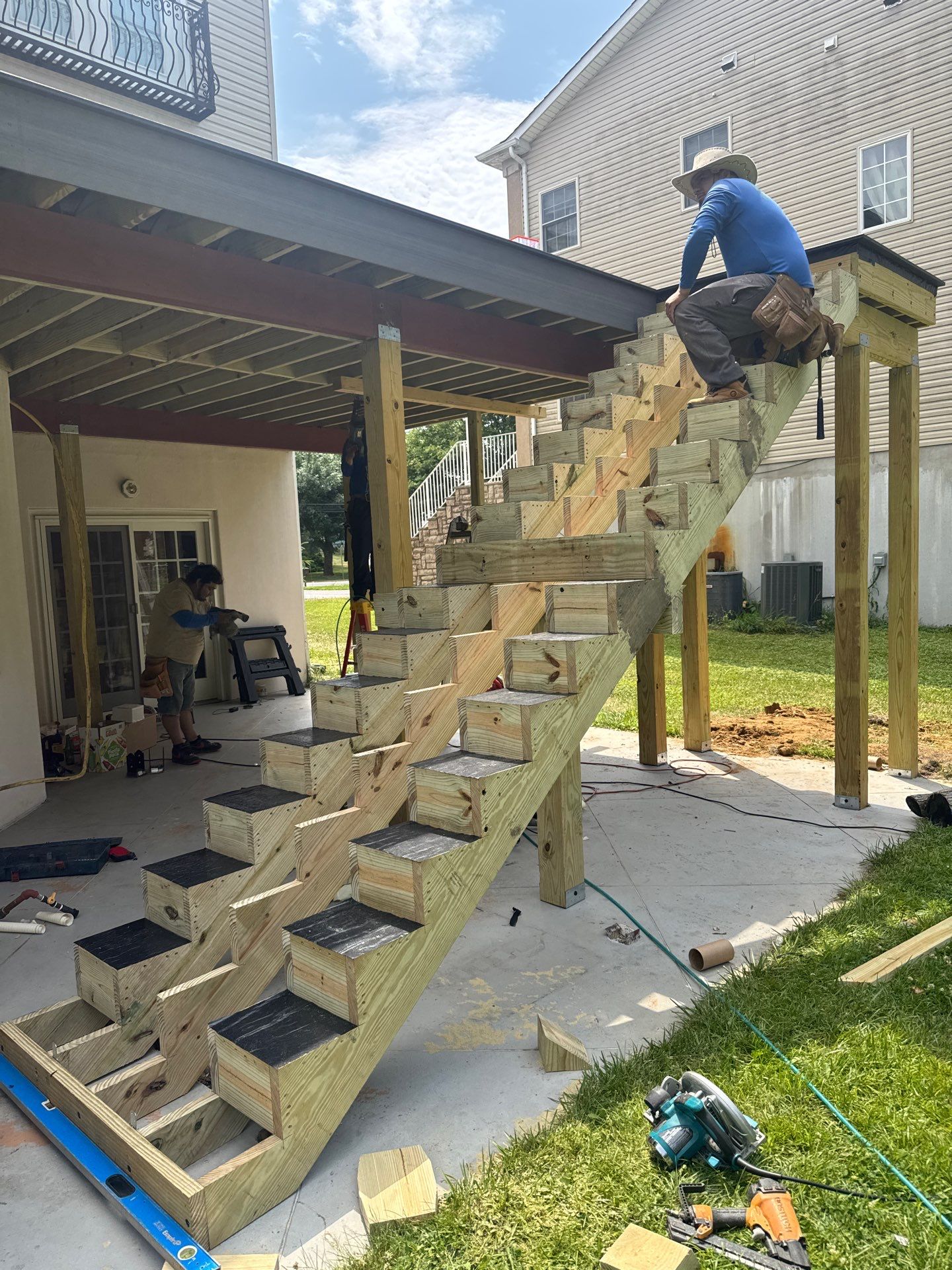 Deck Resurfacing in Manalapan Township, New Jersey by deck guardian