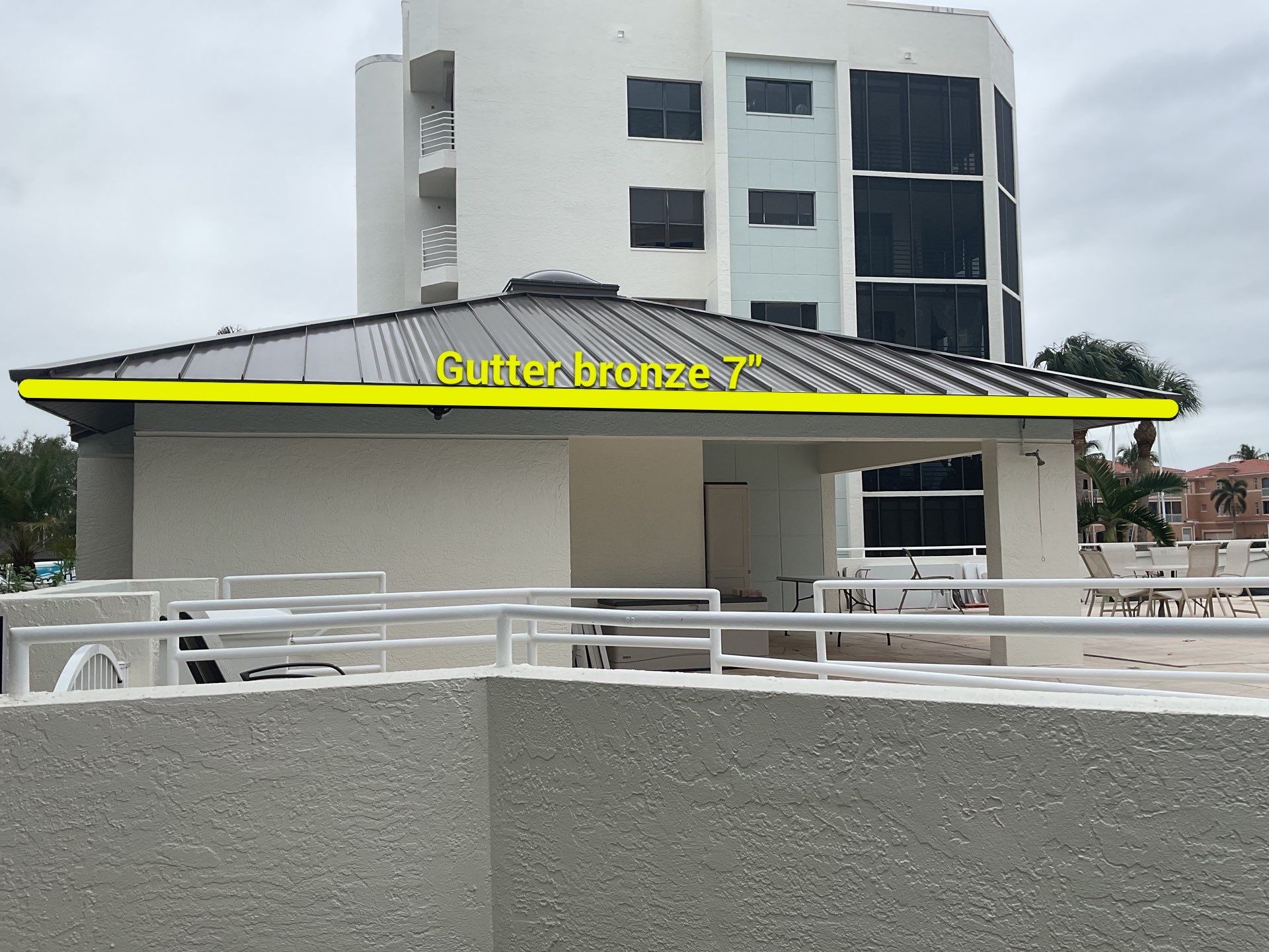 7-Inch Bronze Seamless Gutters Installation in Punta Gorda FL by Gutter Professors