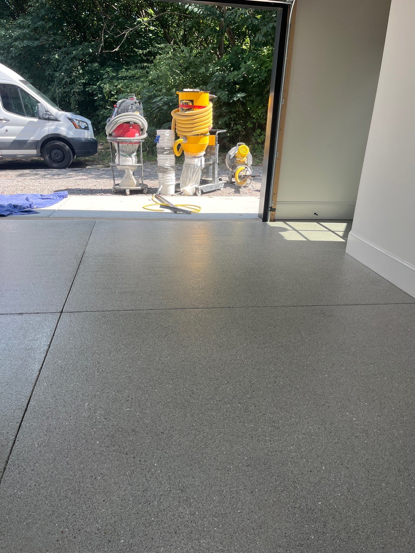 Garage Floor Coating using Shale by My Garage Floor Guys