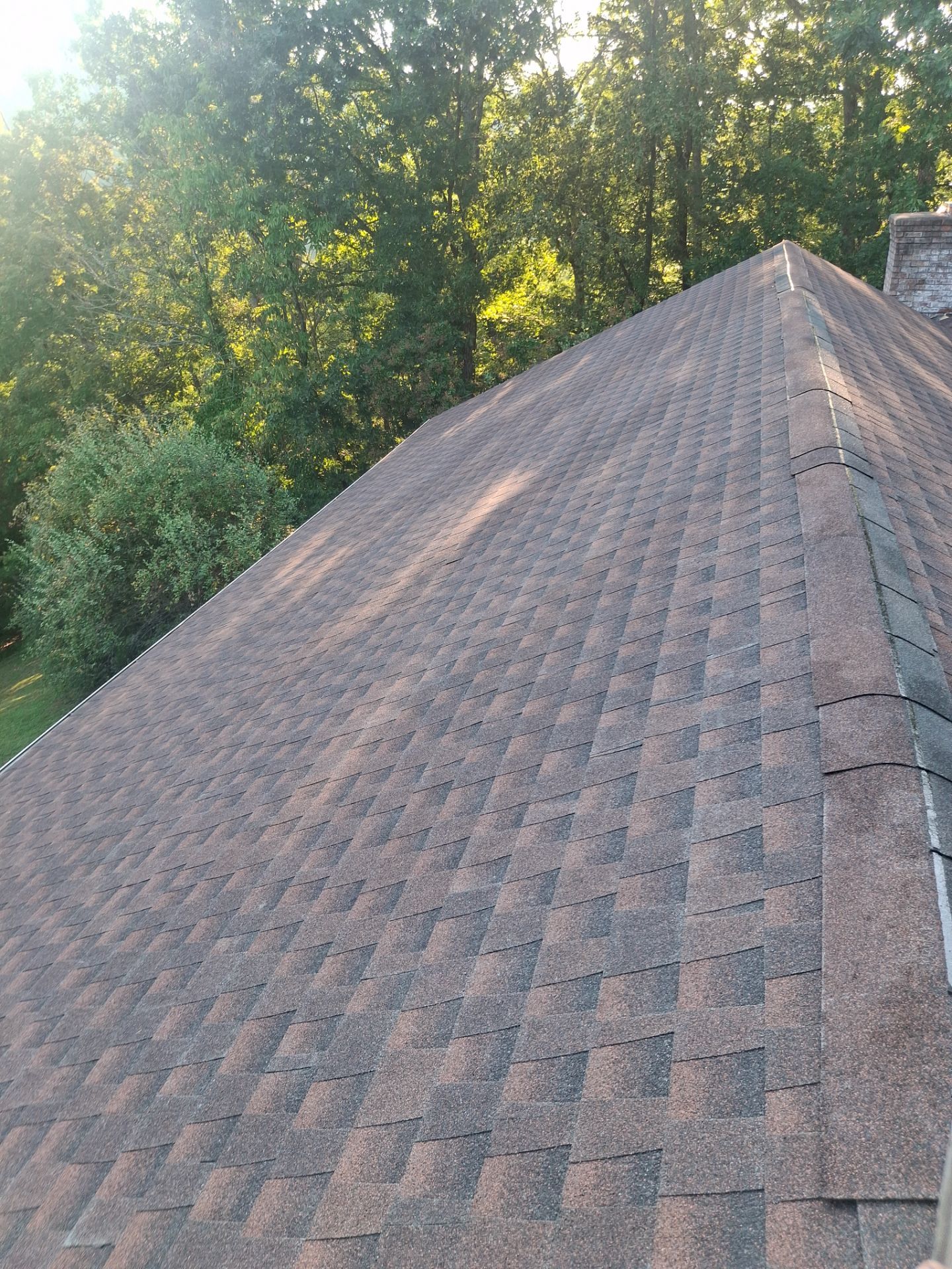 Residential Roofing Installation using GAF TImberline HDZ Hickory by Rainstoppers Roofing
