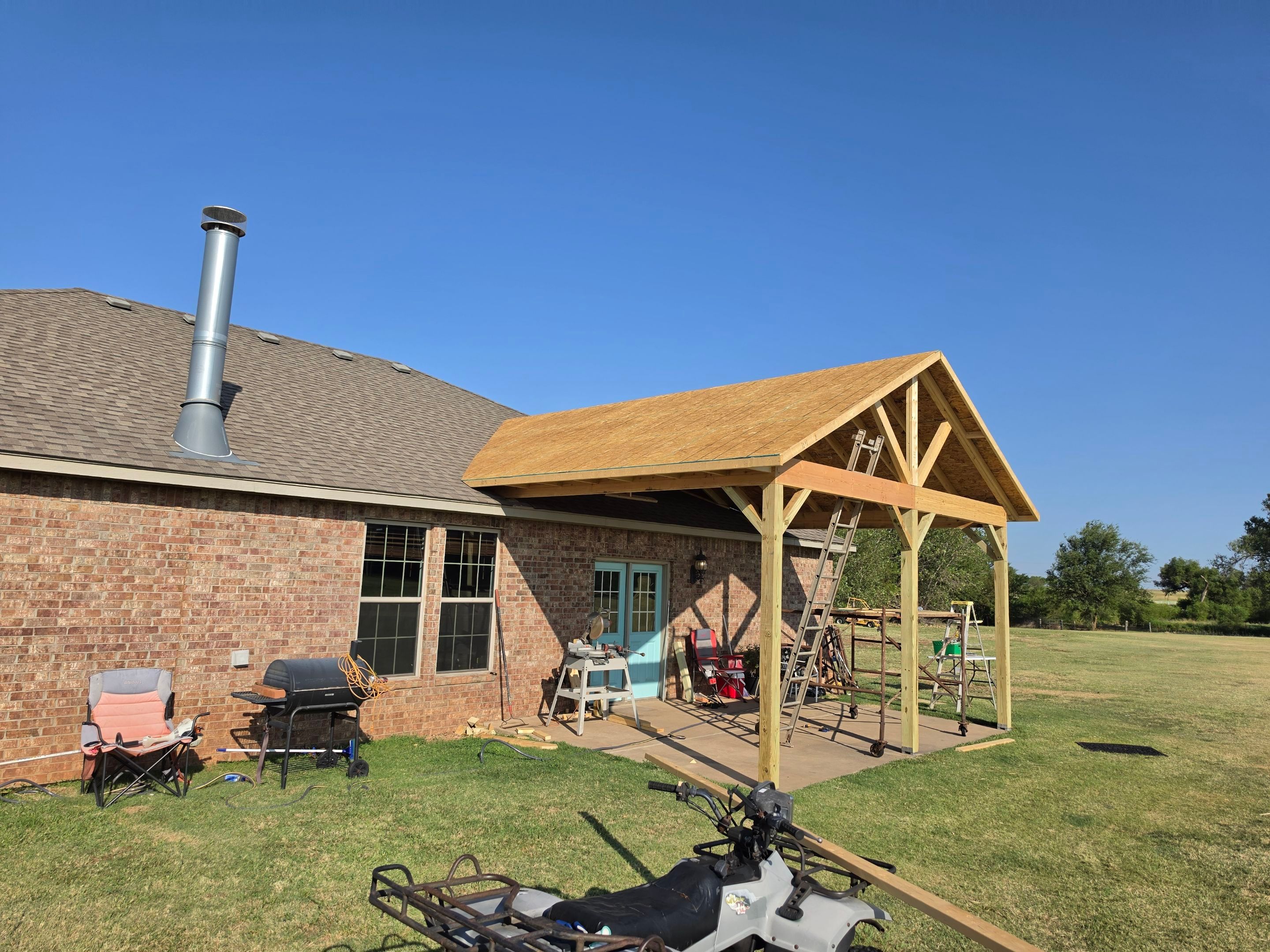 Residential Shingle Roof Replacement and Workshop Roofing in El Reno by Z Construction & Roofing, LLC