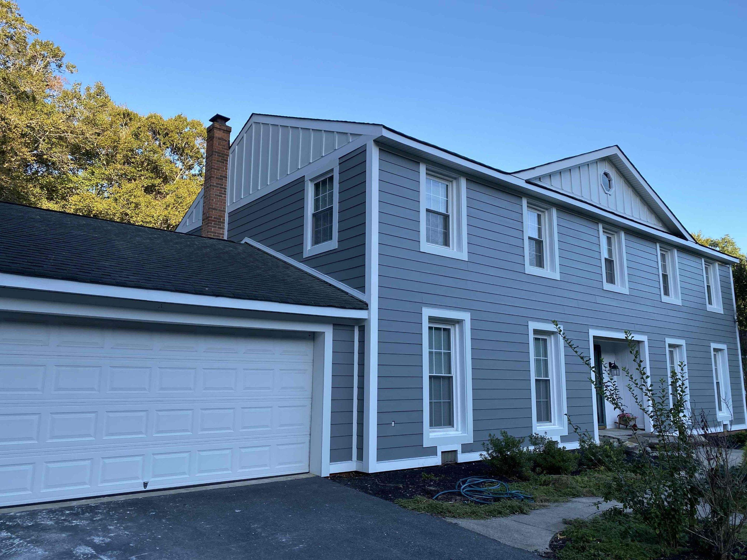 Siding Installation using JH Batten Smooth by ExteriorPros