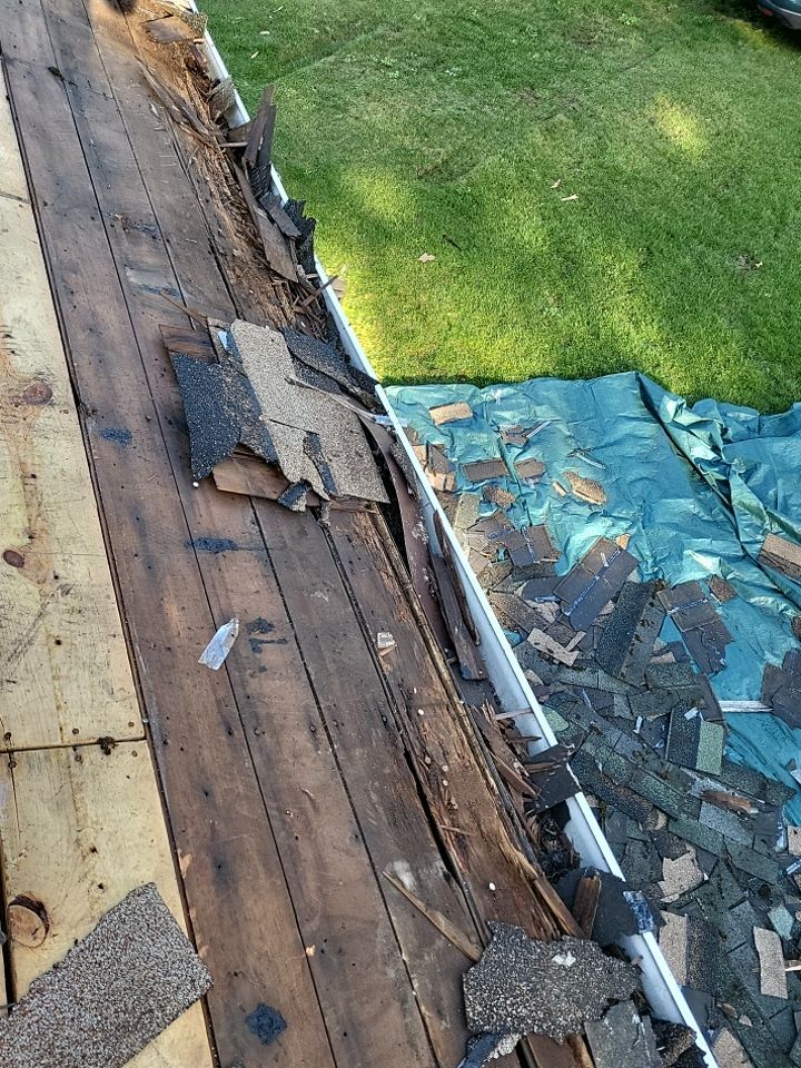 ATLAS PINNACLE COLOR: COASTAL GRANITE DRIP EDGE: BLACK by Eagle Eye Roofing