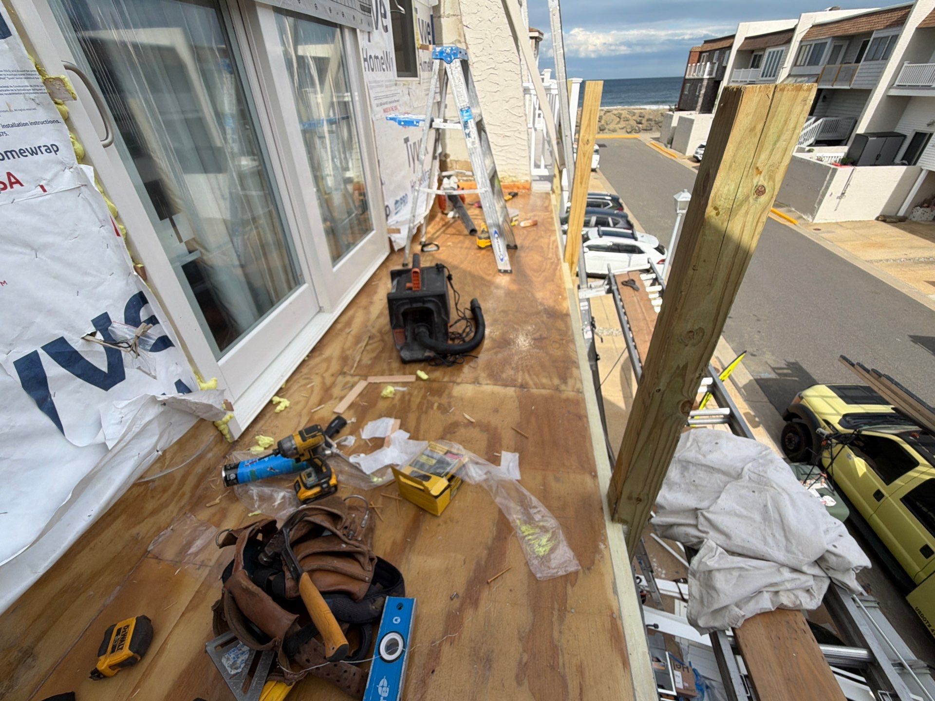 Multi-Level Balcony Reconstruction and Structural Wood Rot Repair in Sea Bright by REVIXPRO
