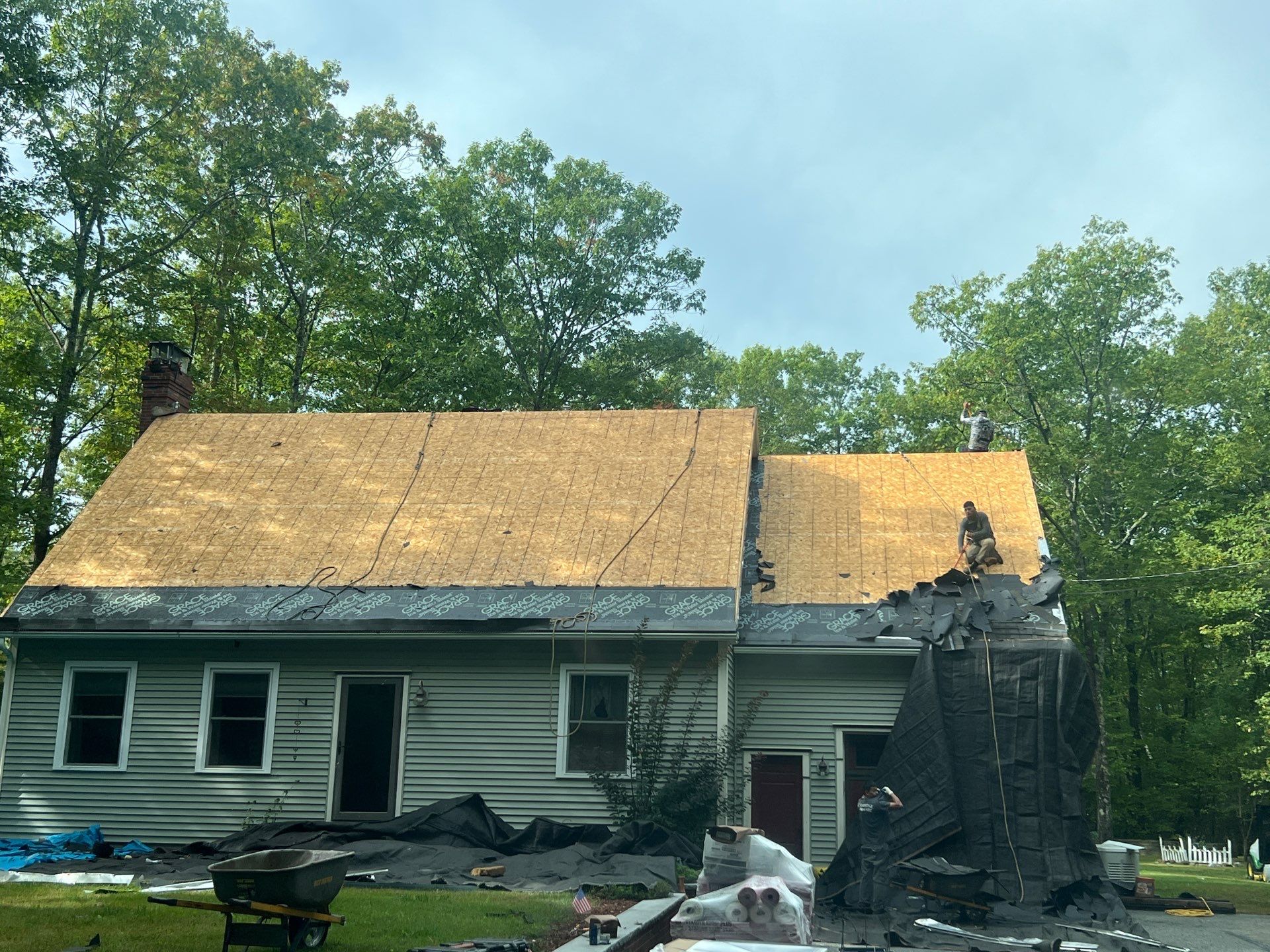Shapleigh, ME – Asphalt Shingle Roof Replacement by Tall pine roofing