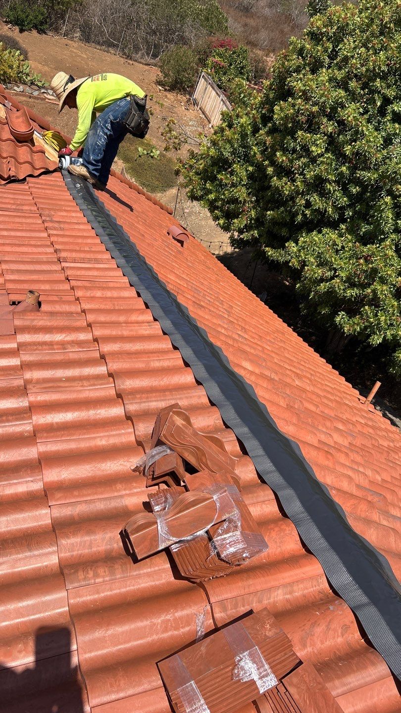 Brava Spanish Barrel Tile Roof Replacement in San Diego by Reliable Roofing San Diego Inc.